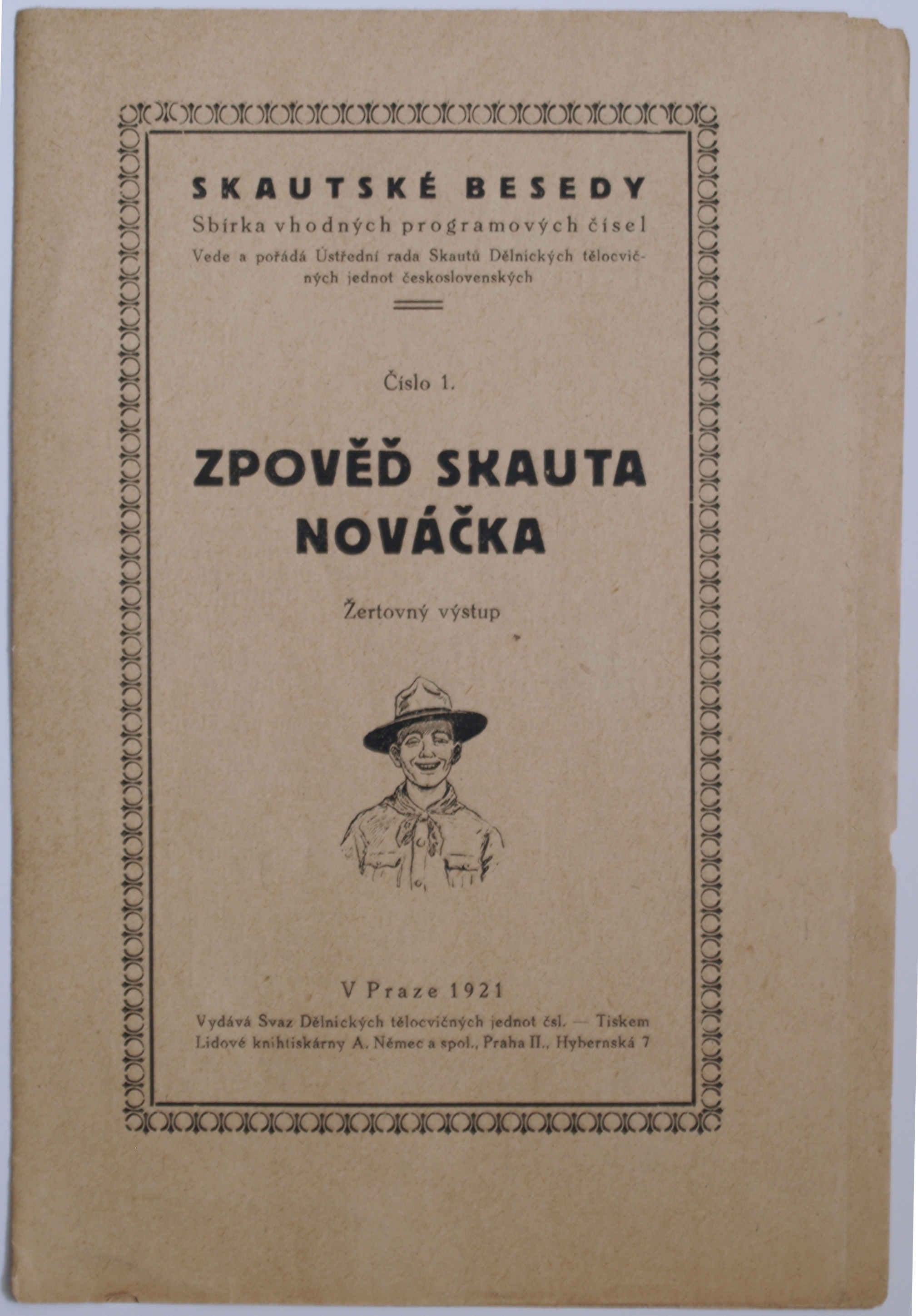 Náhledový obrázek Žertovný výstup. Zpověď skauta nováčka - 1