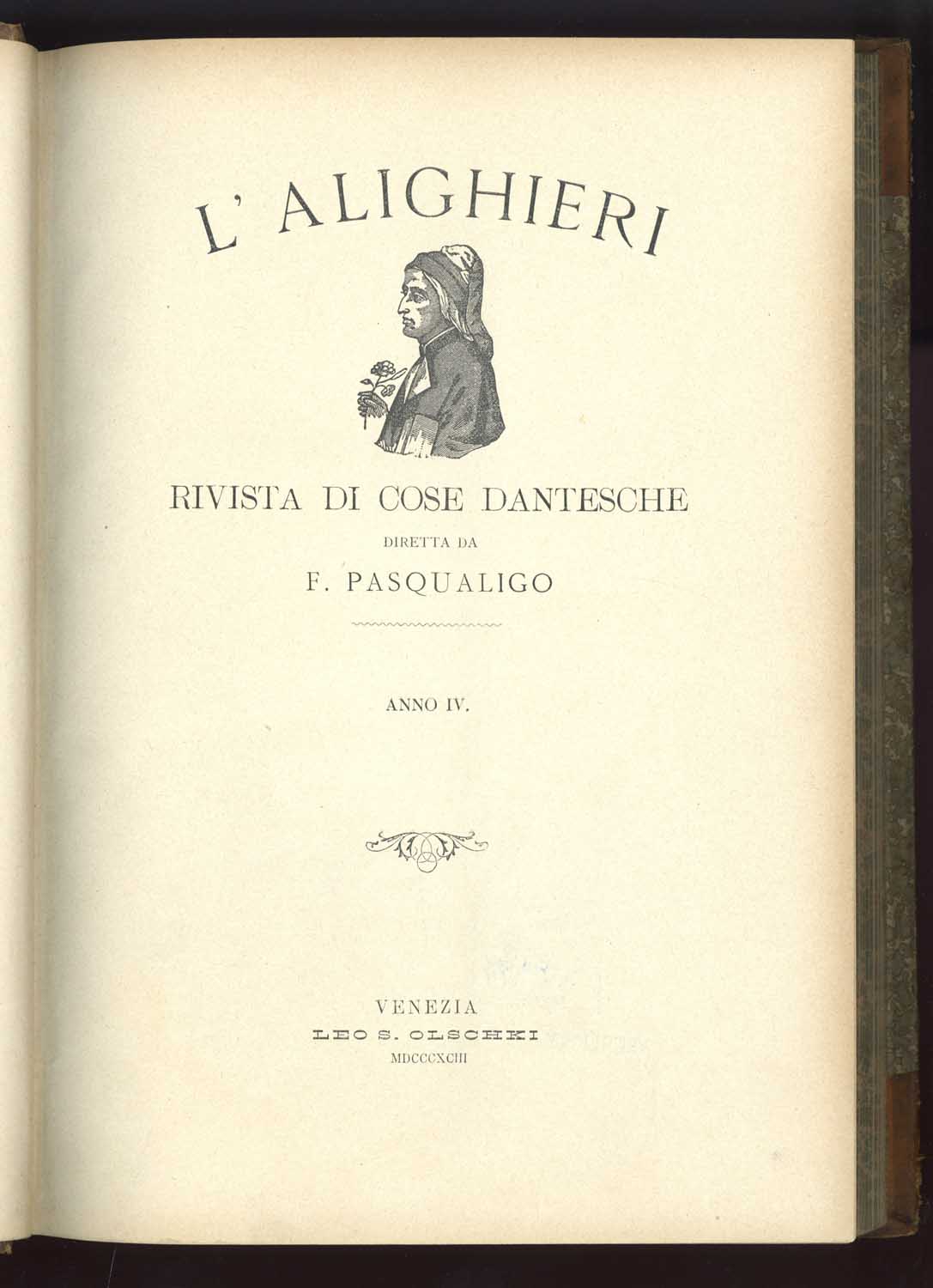 Náhledový obrázek L’Alighieri. Rivista di cose dantesche - 2