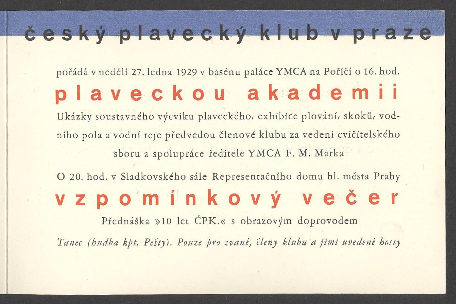 Náhledový obrázek Český plavecký klub. Plavecká akademie - 2