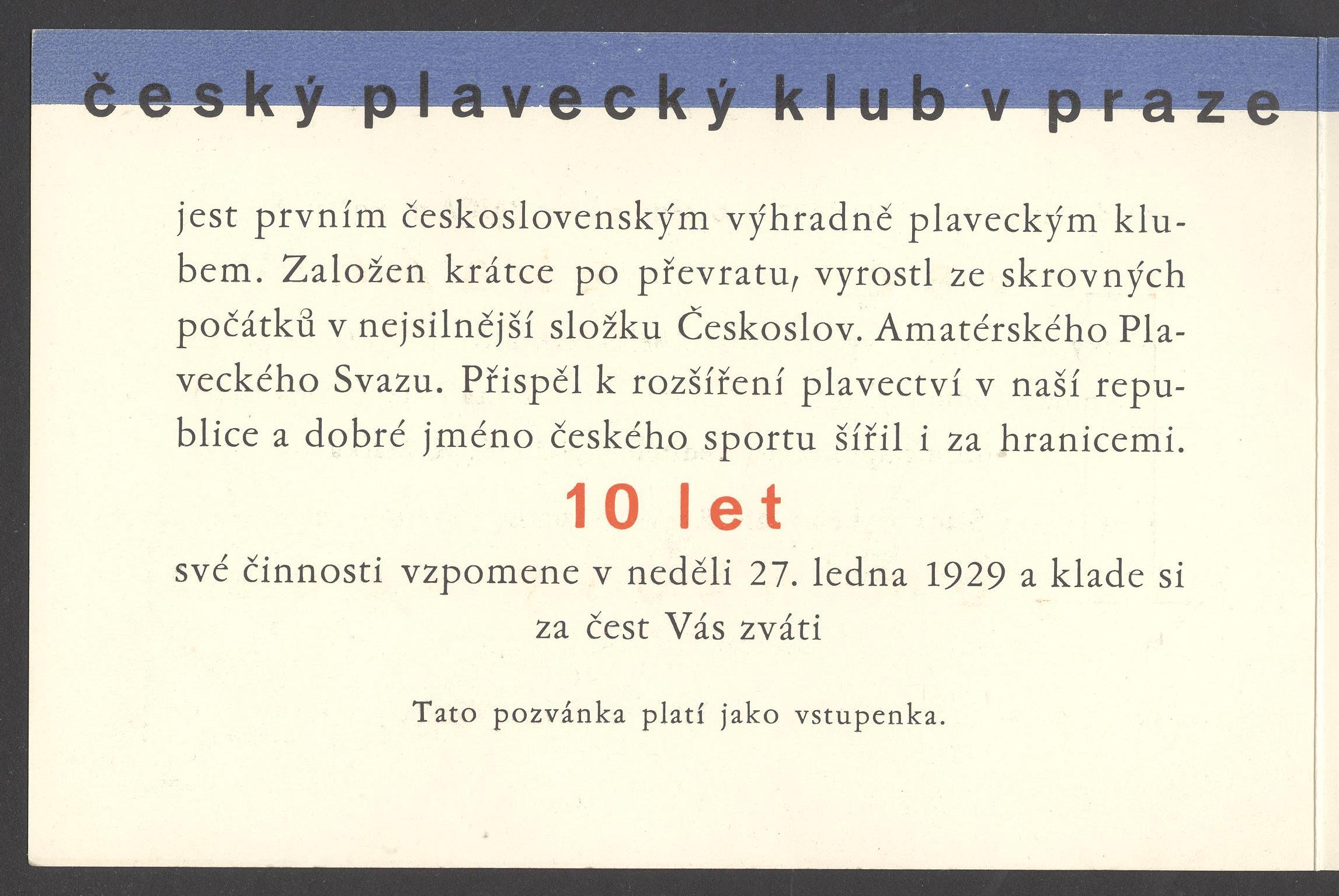 Náhledový obrázek Český plavecký klub. Plavecká akademie - 3