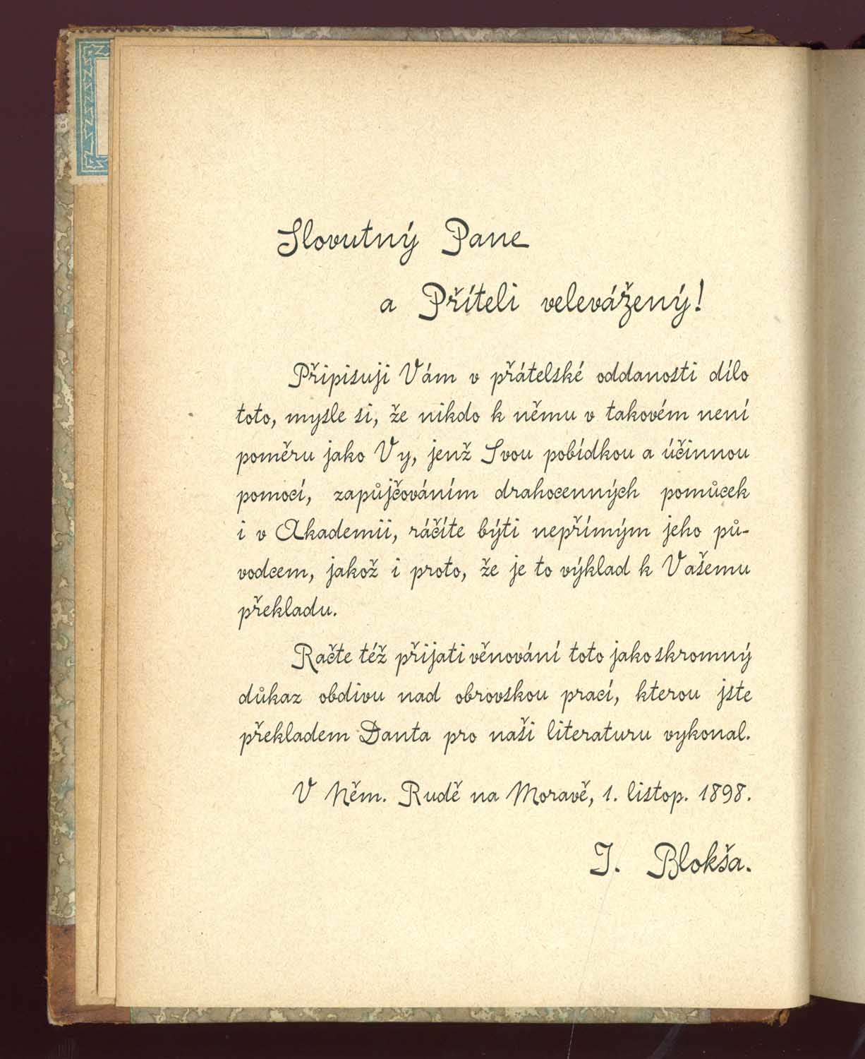 Náhledový obrázek Výklad Božské komedie Danta Alighieriho dle překladu Jarosl. Vrchlického. Se zvláštním zřetelem na Aristotela a sv. Tomáše Akv. I. Peklo - 3