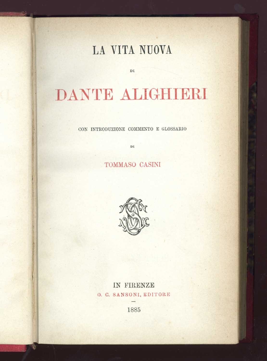 Náhledový obrázek La vita nuova di Dante Alighieri con introduzione, commento e glossario - 1