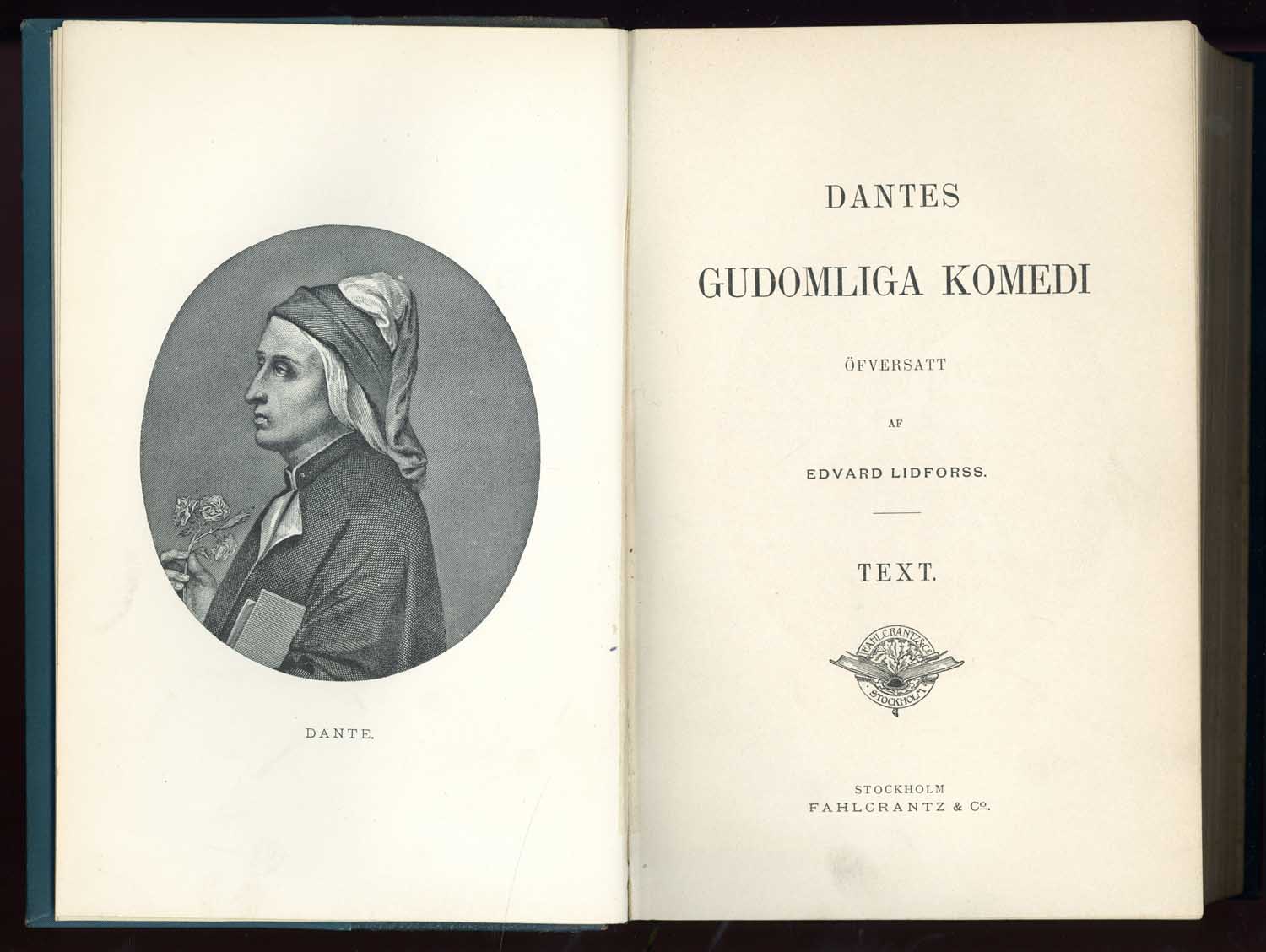 Náhledový obrázek Dantes Gudomliga komedi. Text. I. Helvetet. II. Skärselden. III. Paradiset - 2