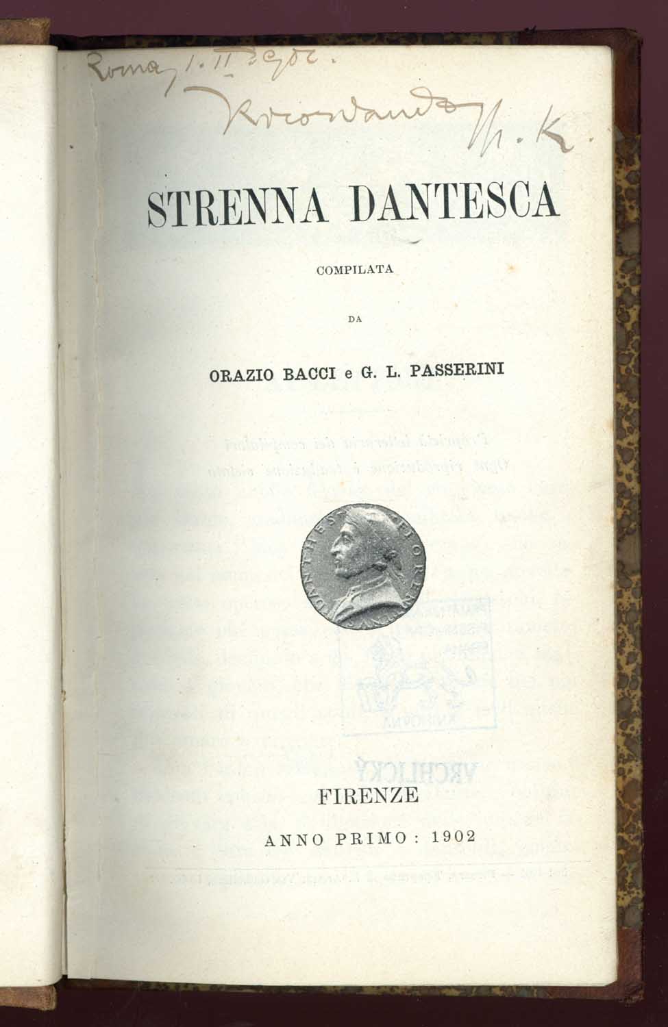 Náhledový obrázek Strenna dantesca - 1