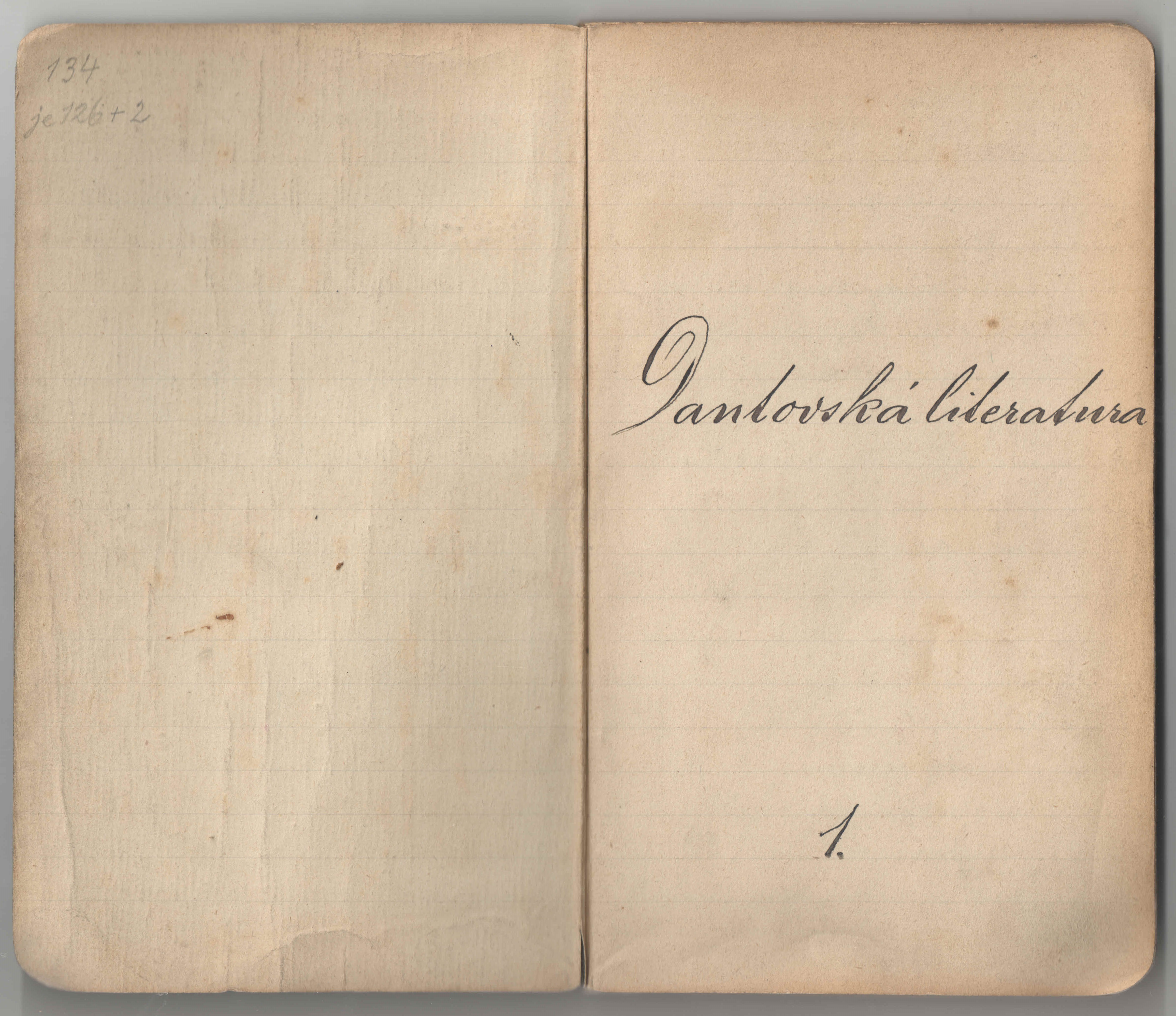 Náhledový obrázek Původní katalog dantovské literatury v knihovně Jaroslava Vrchlického - 3