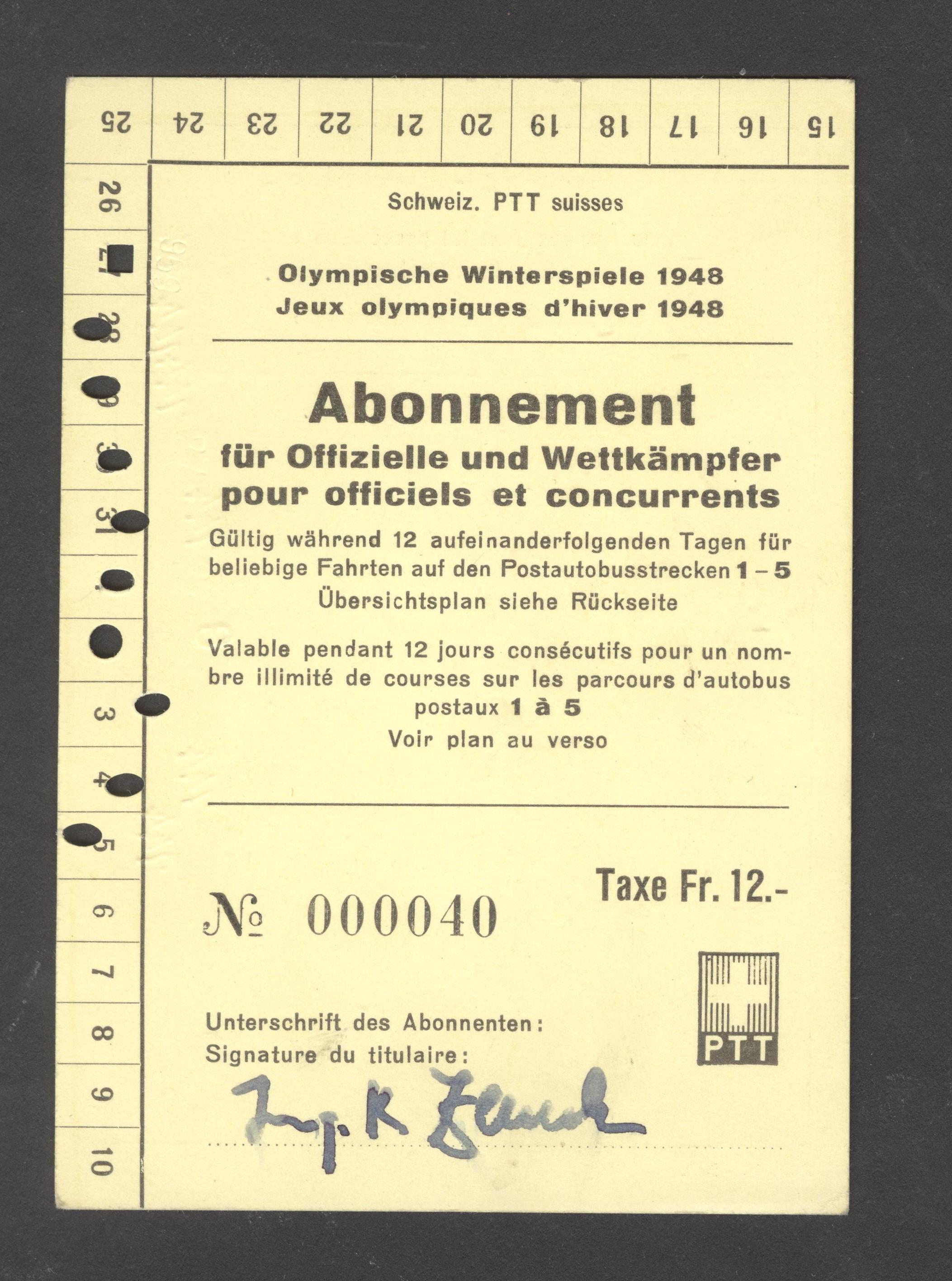 Náhledový obrázek Abonnement für Offizielle und Weltkampfer - 1