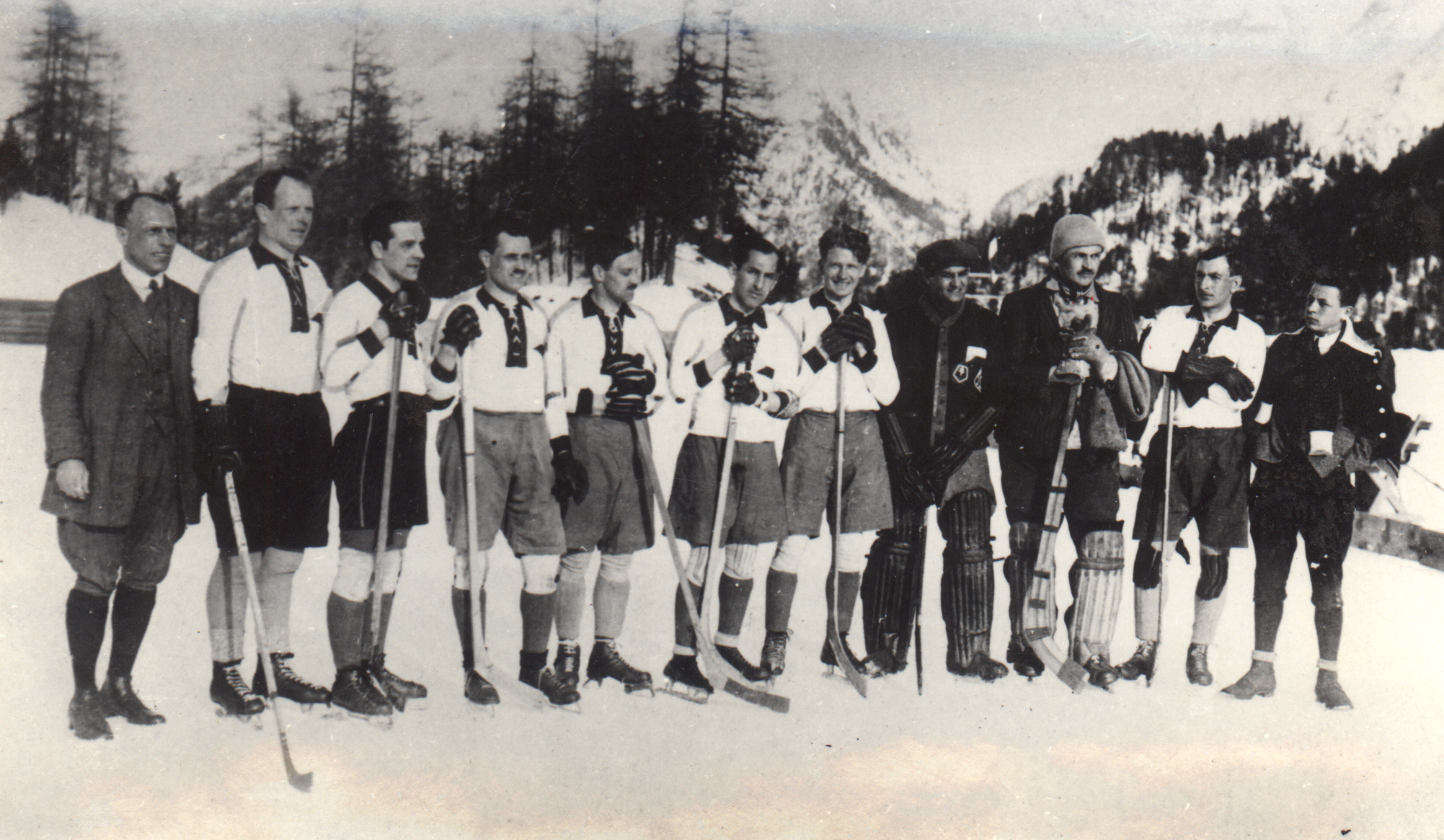 Náhledový obrázek Mistrovství Evropy v hokeji. Sv. Mořic 1922 - 2