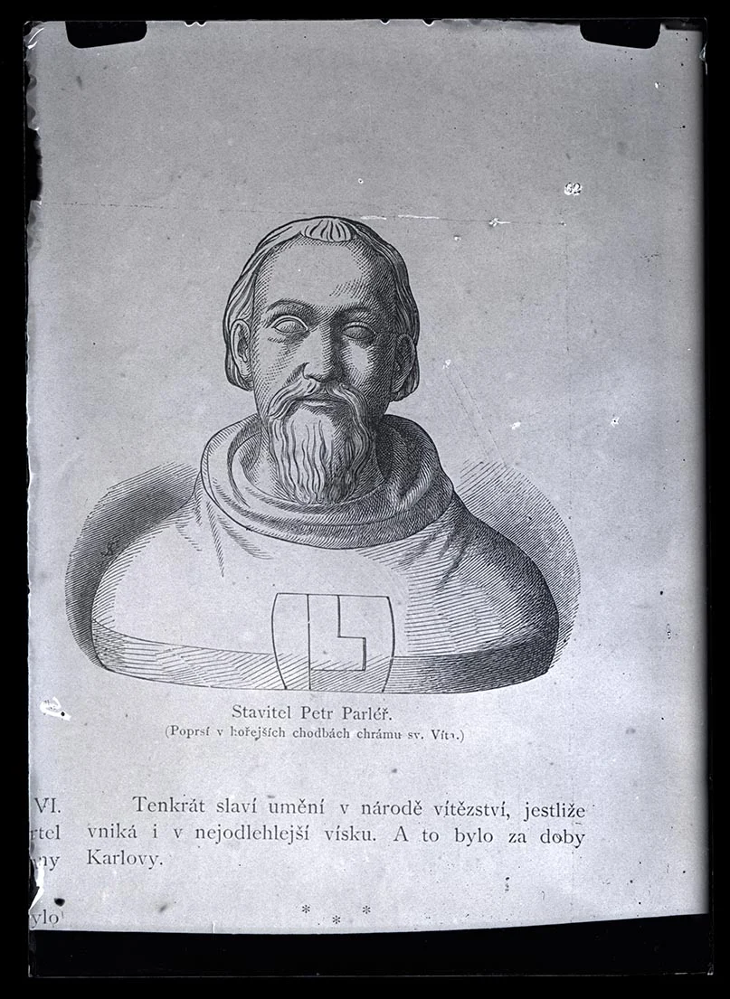 Obrázek Tisk, busta Petra Parléře