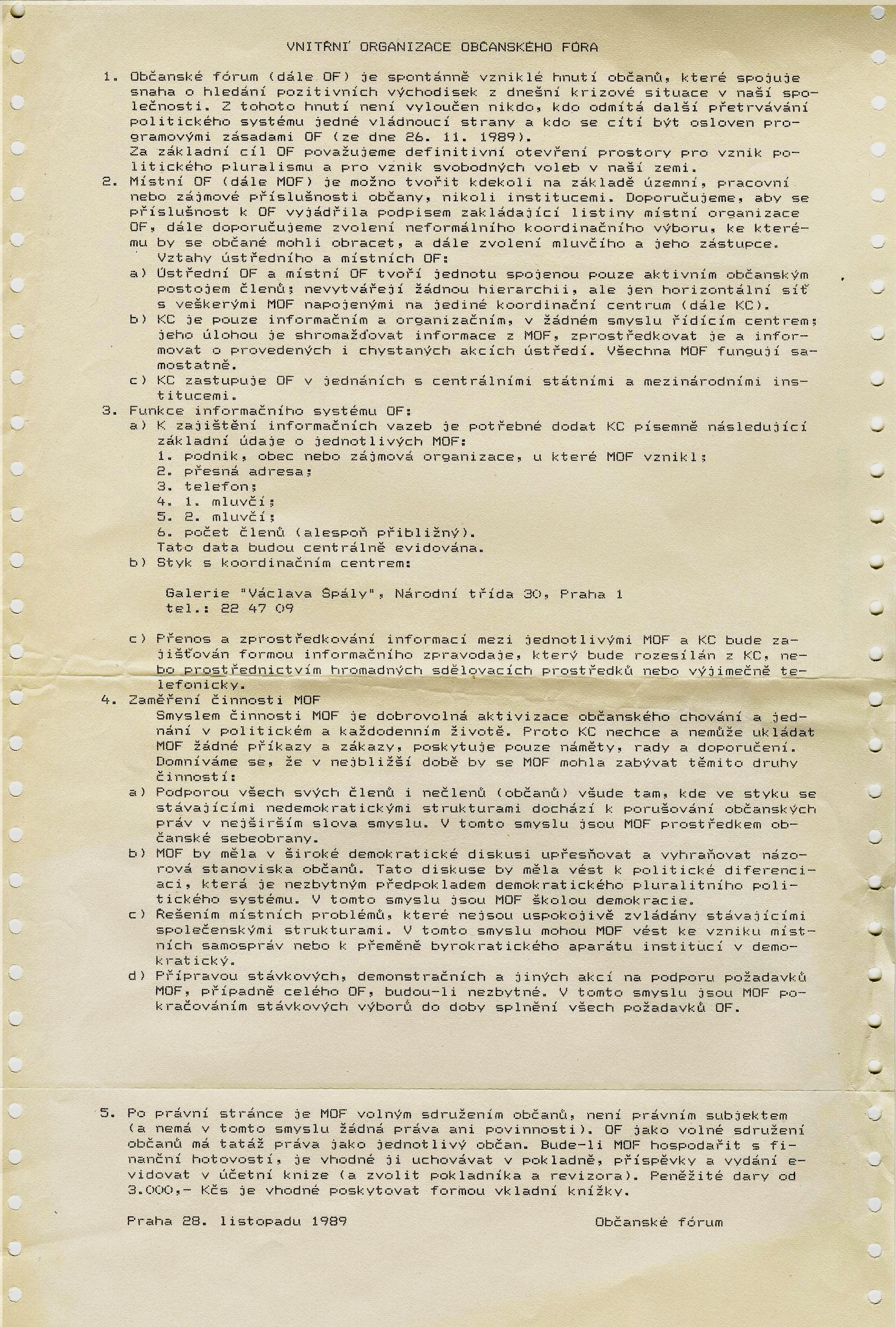 Náhledový obrázek Opoziční letáky k roku 1989 - 18
