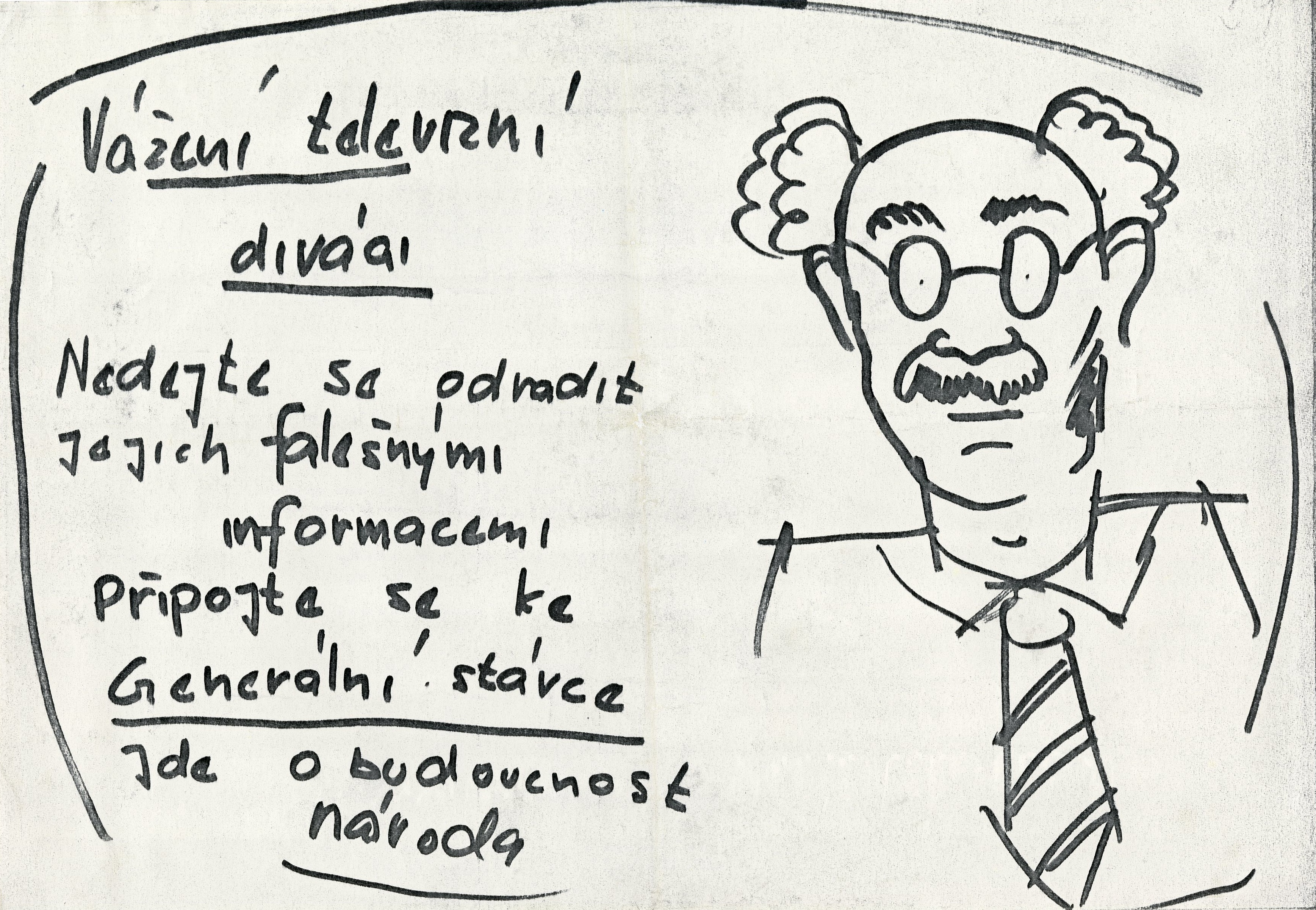 Náhledový obrázek Opoziční letáky k roku 1989 - 22