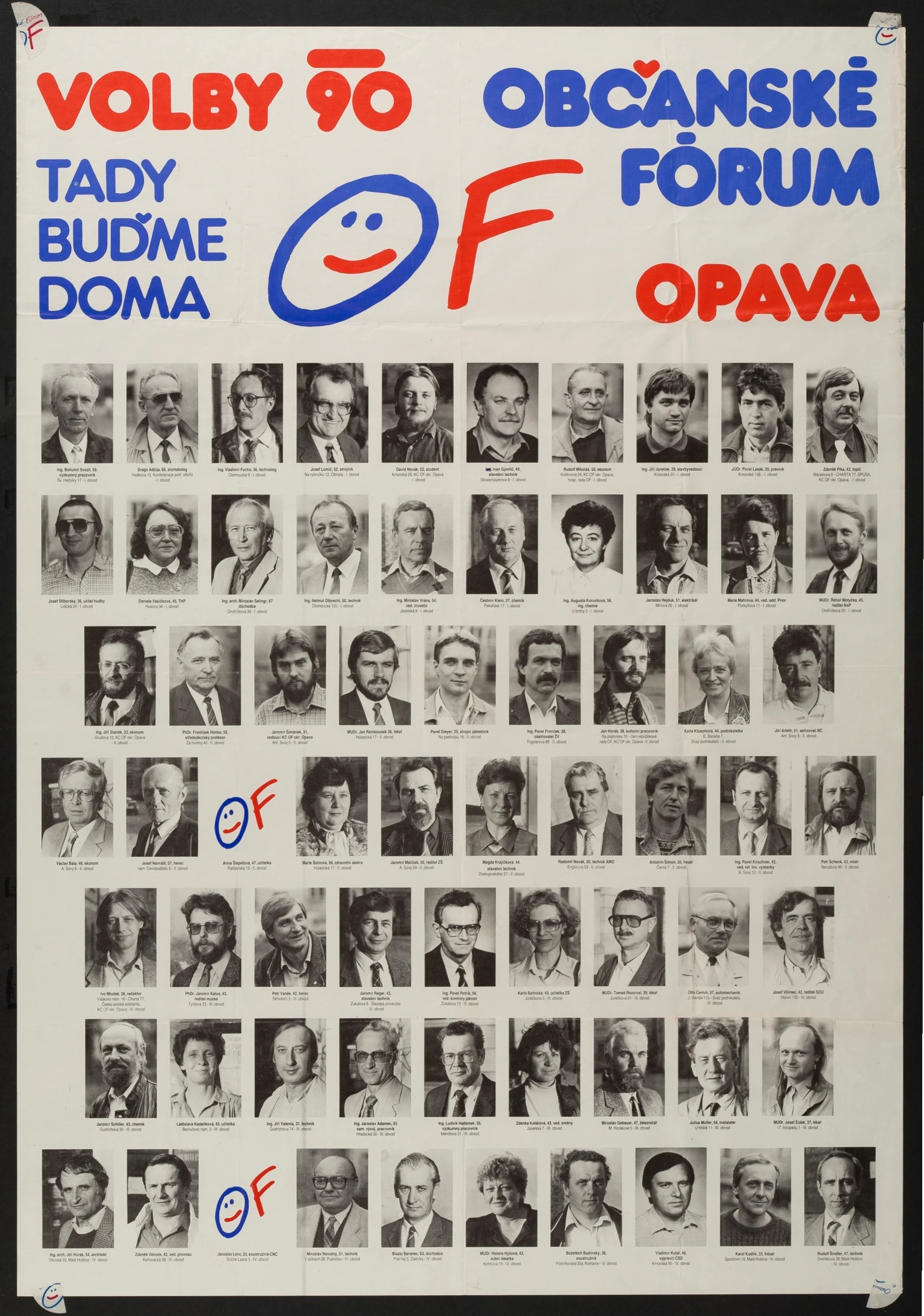Obrázek Plakát Občanské forum Opava