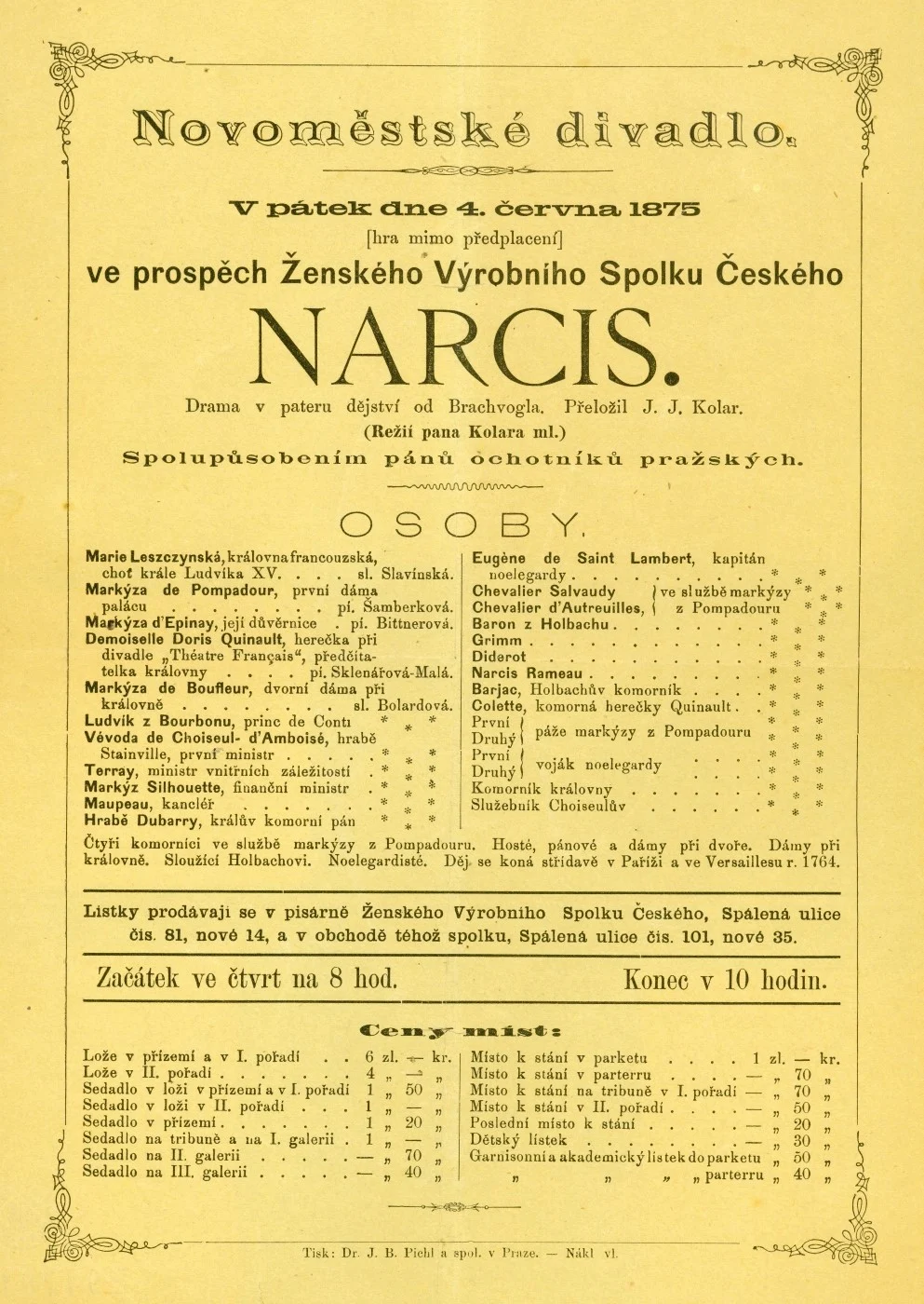 Náhledový obrázek předmětu Divadelní cedule Narcis
