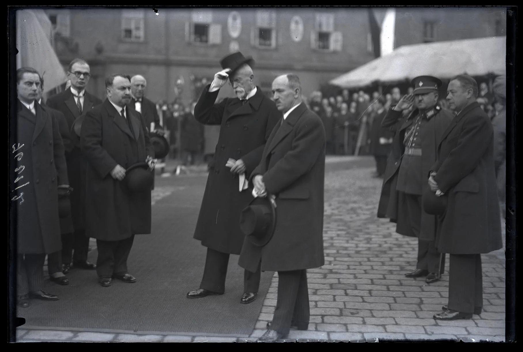 Obrázek E. Beneš a T. G. Masaryk