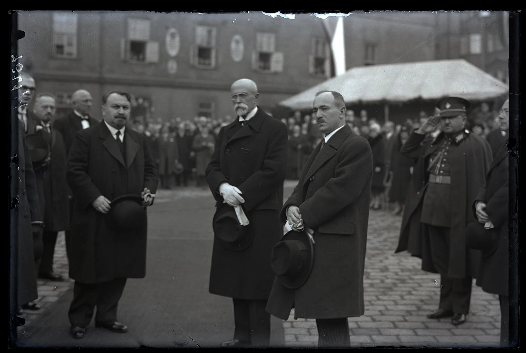 Obrázek E. Beneš a T. G. Masaryk