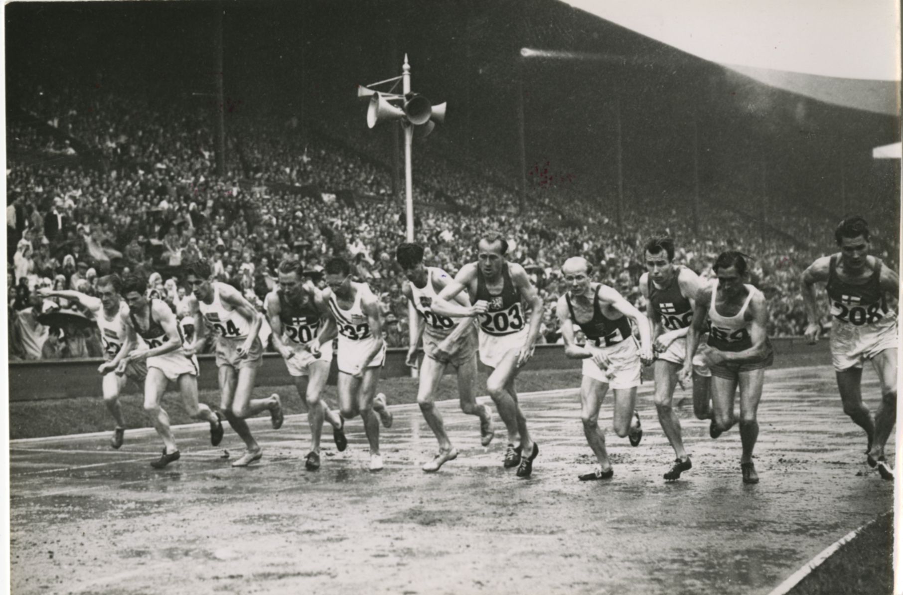 Náhledový obrázek Emil Zátopek v běhu na 5000 m - 1