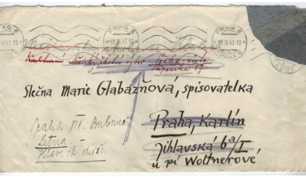 Náhledový obrázek Dopis Jakuba Demla Marii Glabazňové - 1
