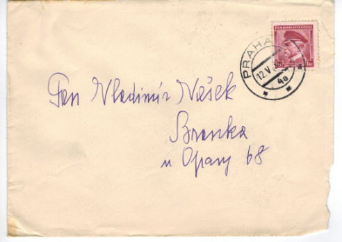 Náhledový obrázek Dopis Jiřího Karáska ze Lvovic Petru Bezručovi - 1