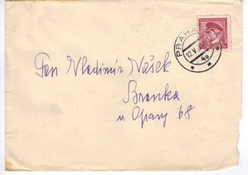 Náhledový obrázek předmětu Dopis Jiřího Karáska ze Lvovic Petru Bezručovi