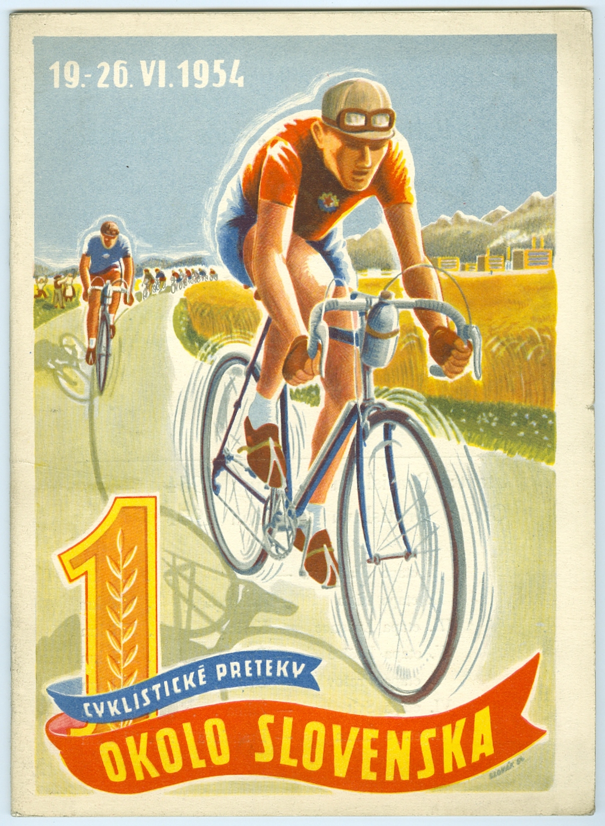 Náhledový obrázek Okolo Slovenska. 1. Cyklistické preteky - 2