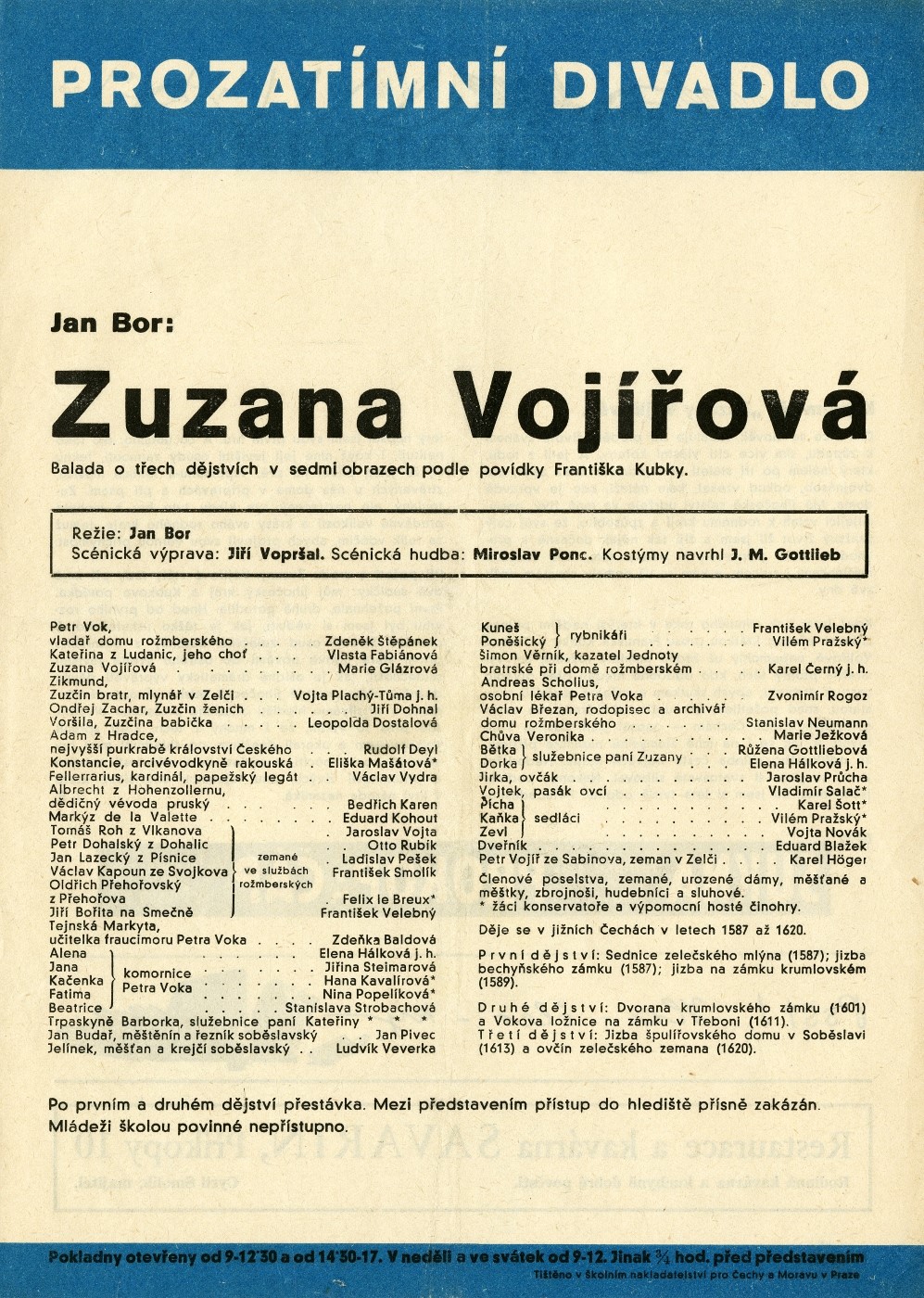 Náhledový obrázek Divadelní cedule Zuzana Vojířová - 1