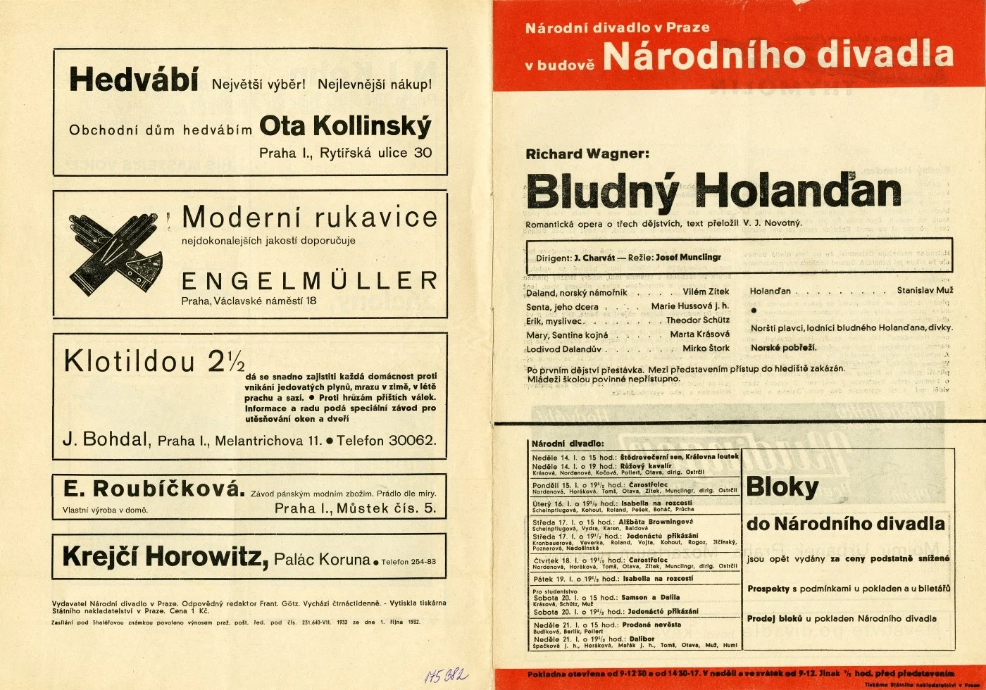 Náhledový obrázek předmětu Divadelní cedule Bludný Holanďan