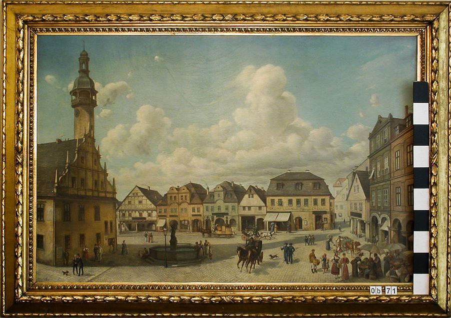 Náhledový obrázek Staroměstské náměstí (dnes nám.Dr.E.Beneše)v Liberci - 1