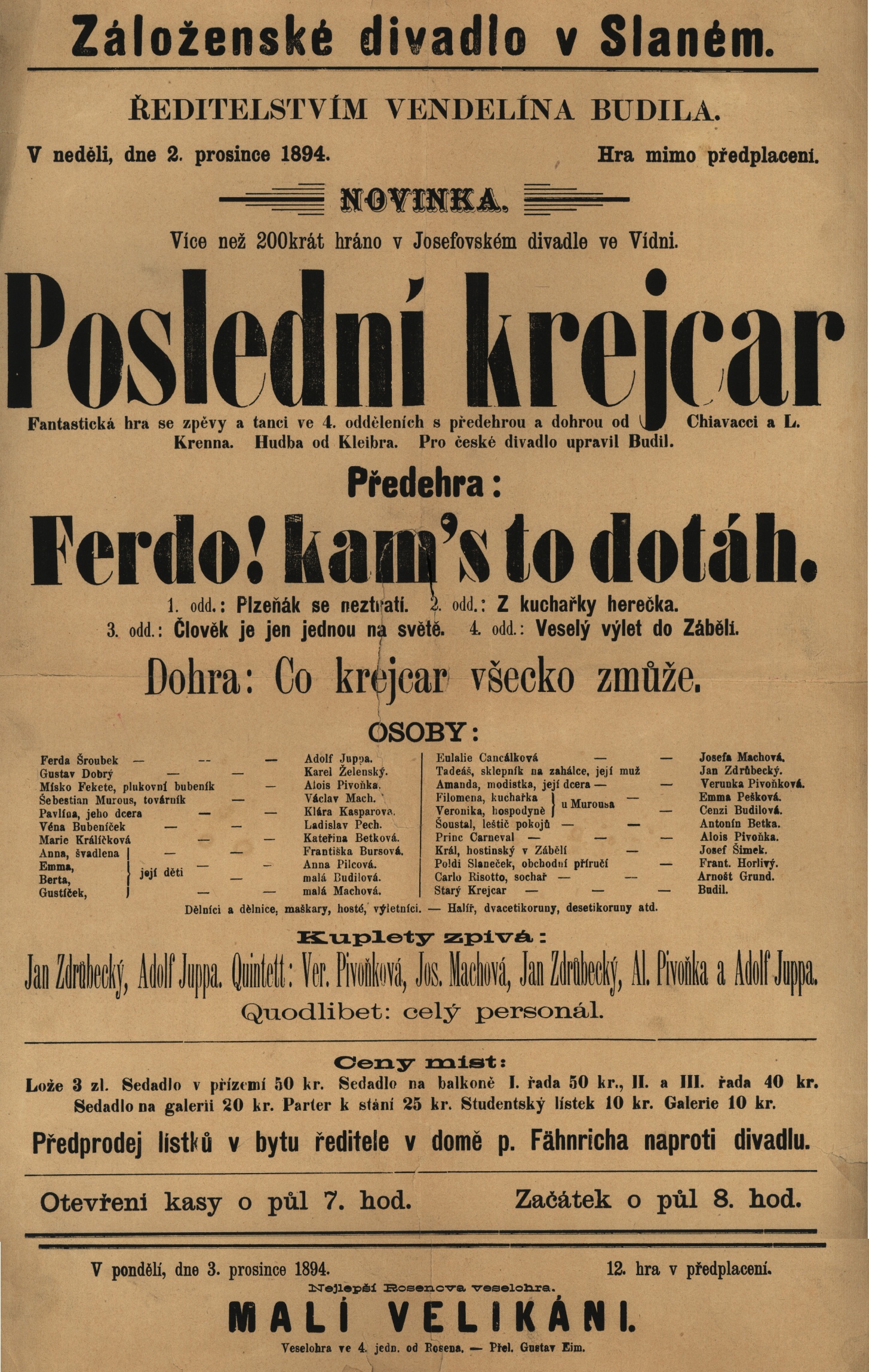 Náhledový obrázek Poslední krejcar - 1