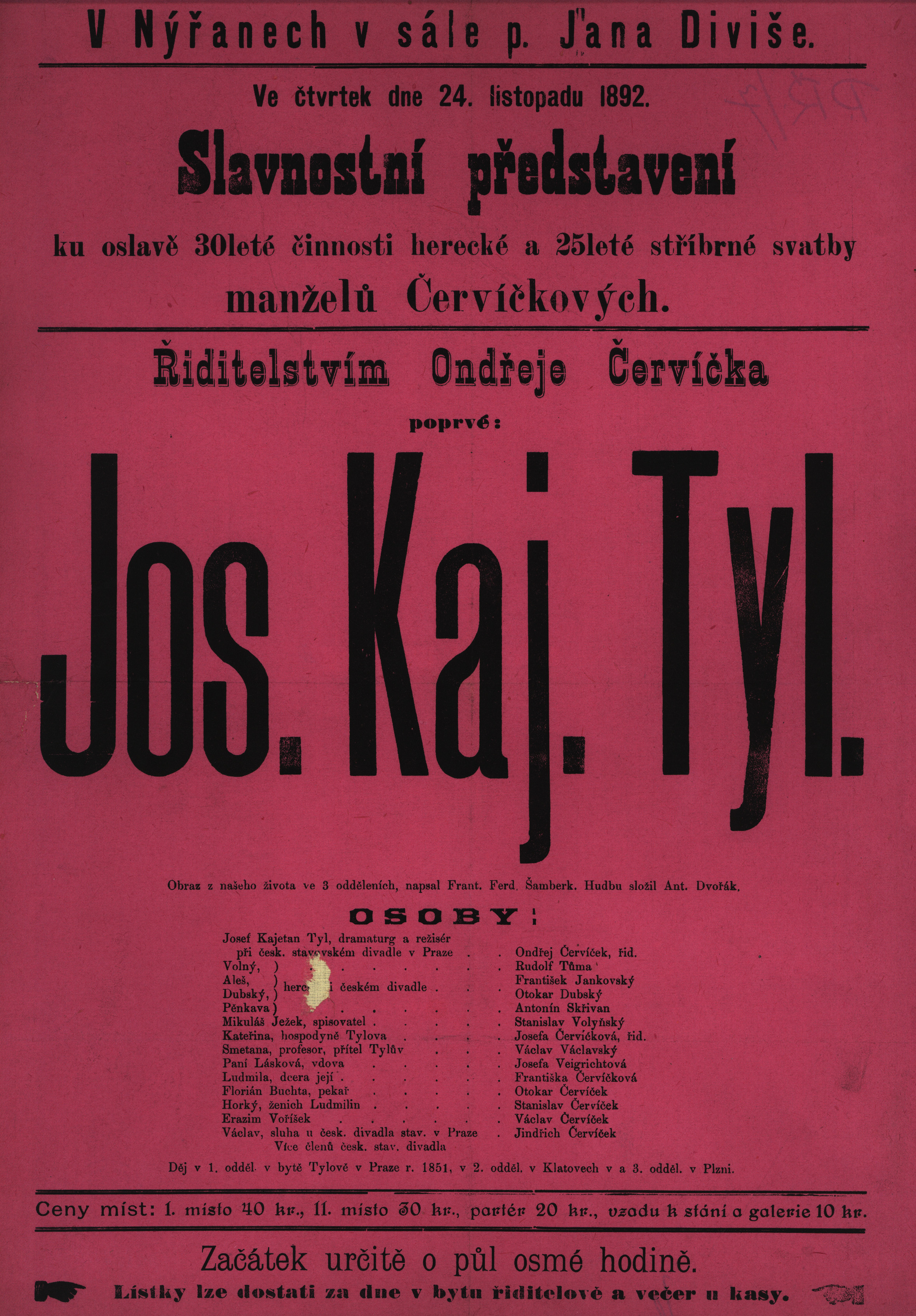 Náhledový obrázek Josef Kajetán Tyl - 1