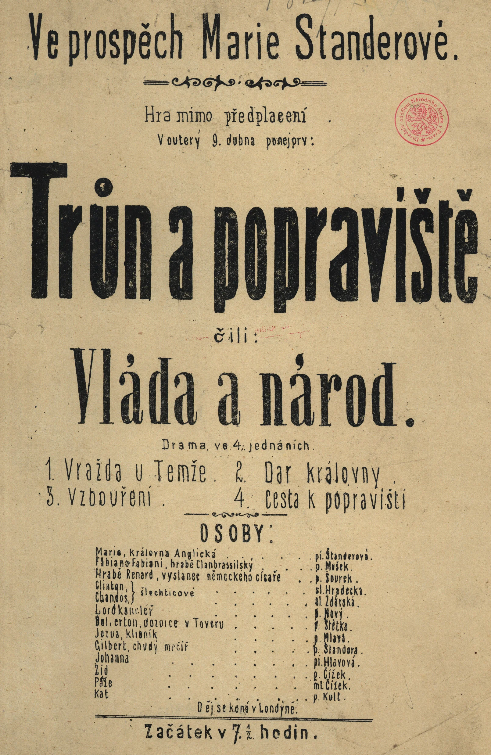 Náhledový obrázek předmětu Trůn a popraviště aneb Vláda a národ