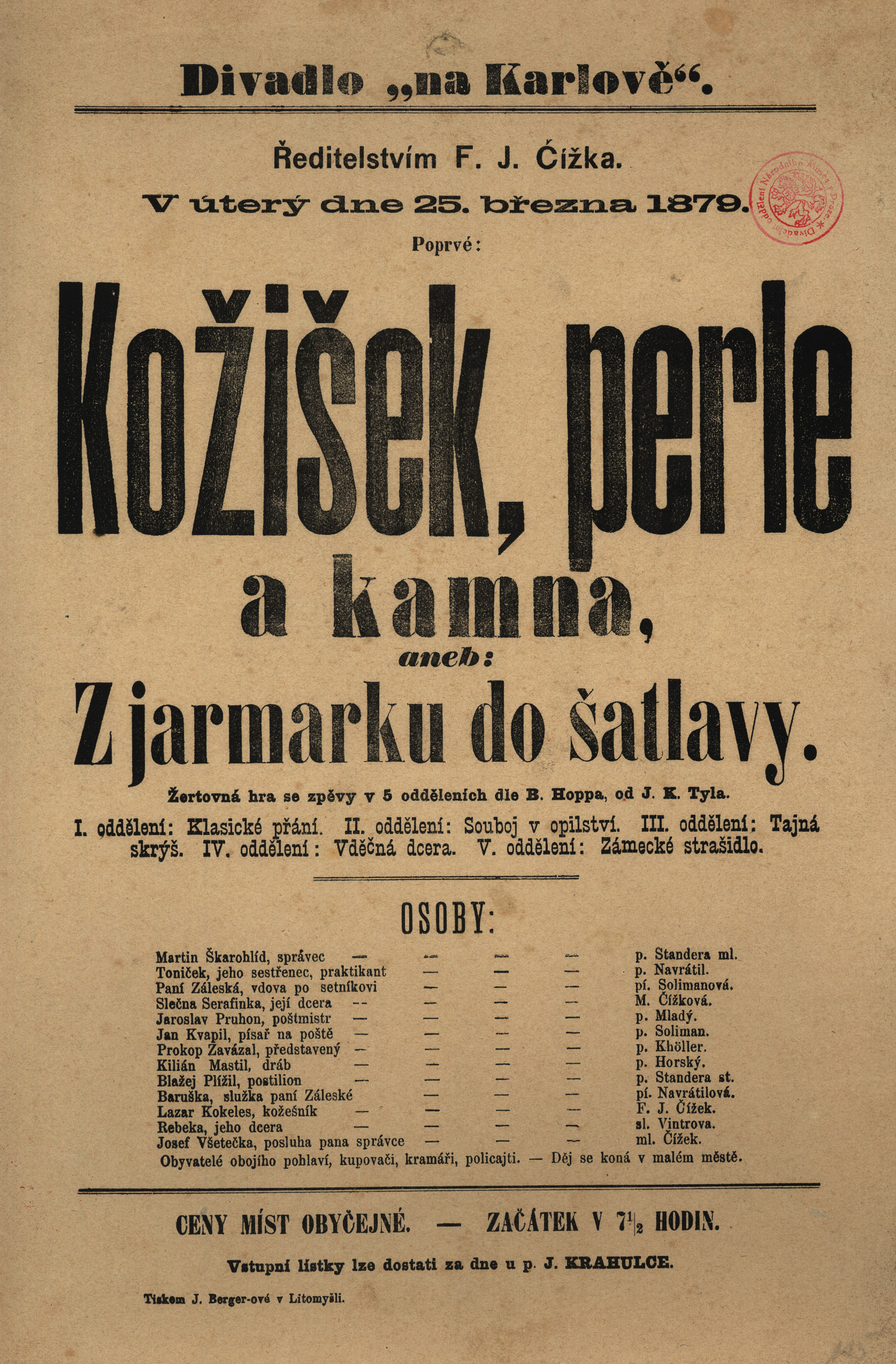 Náhledový obrázek Kožíšek, perle a kamna aneb Z jarmarku do šatlavy - 1