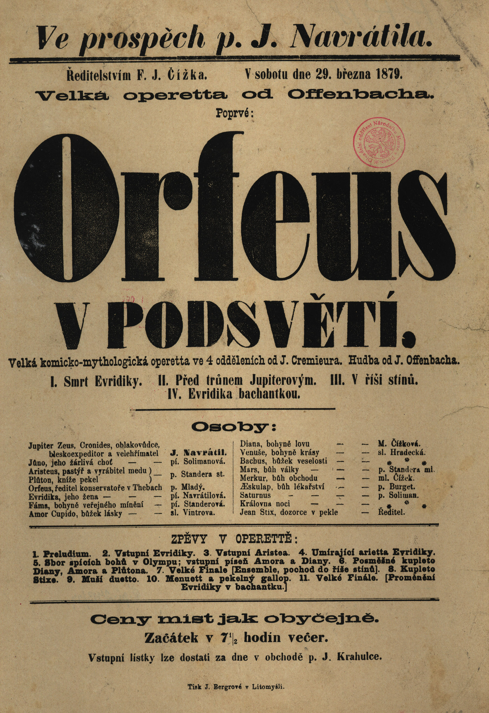 Náhledový obrázek Orfeus v podsvětí - 1