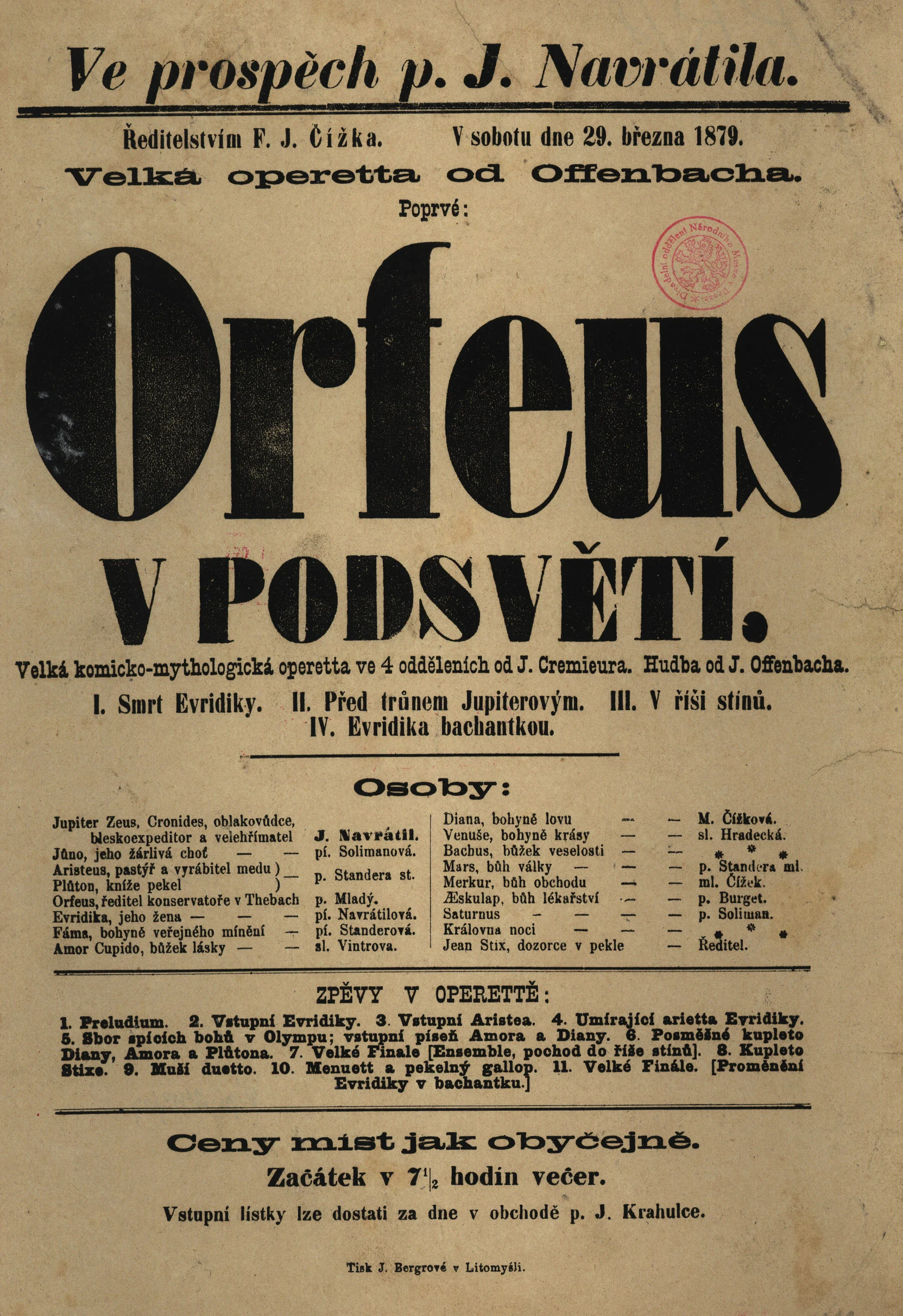 Náhledový obrázek předmětu Orfeus v podsvětí