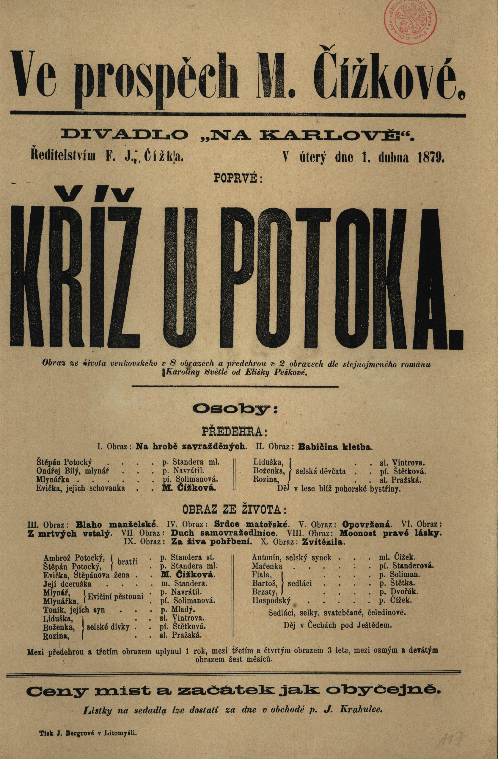 Náhledový obrázek Kříž u potoka - 1