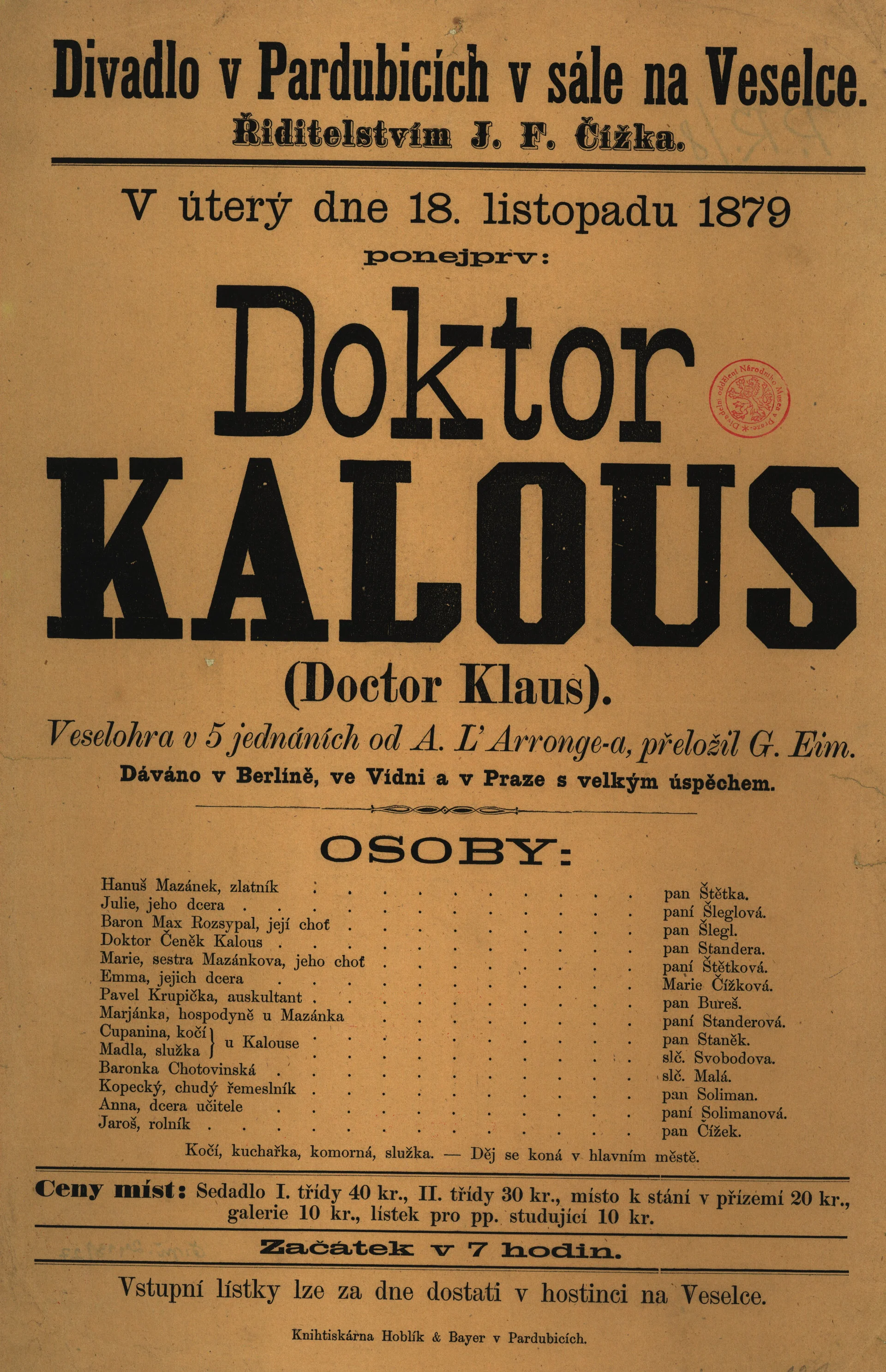 Náhledový obrázek předmětu Doktor Kalous