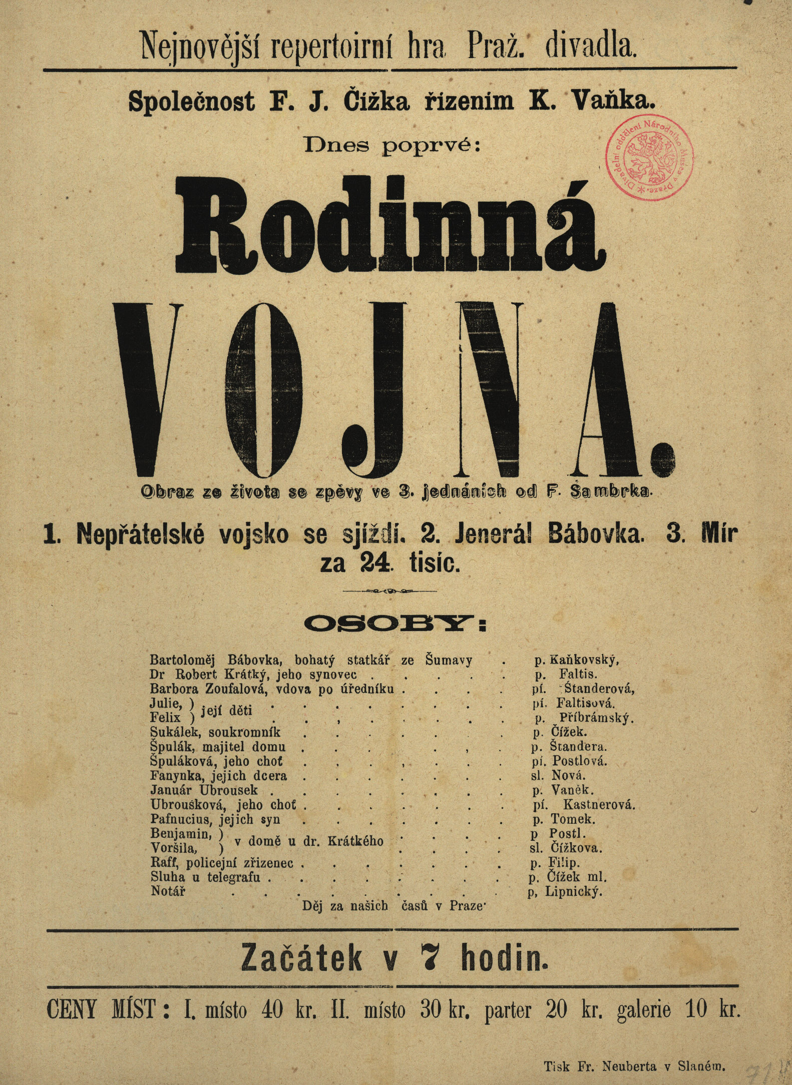 Náhledový obrázek Rodinná vojna - 1