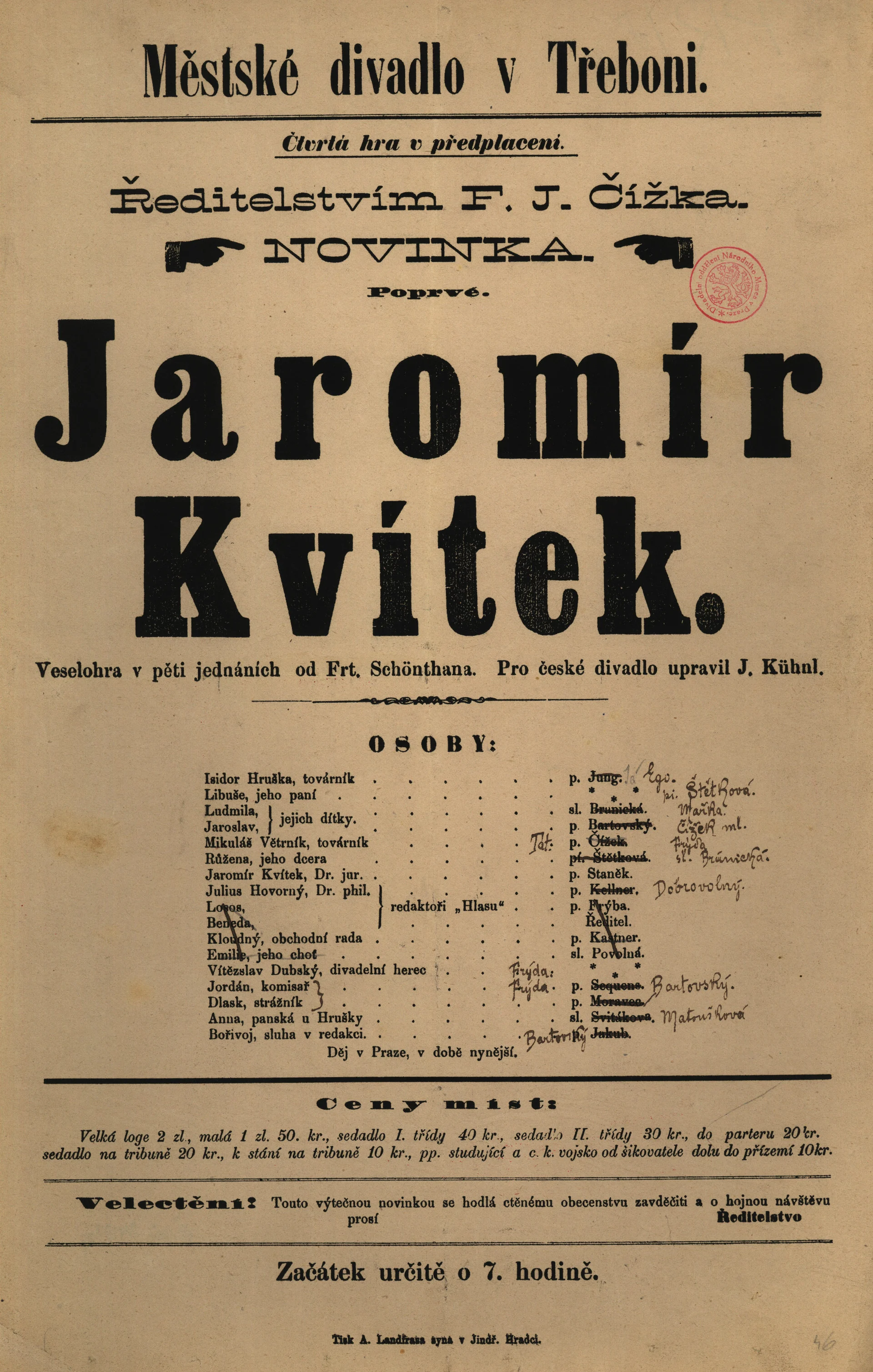 Náhledový obrázek předmětu Jaromír Kvítek