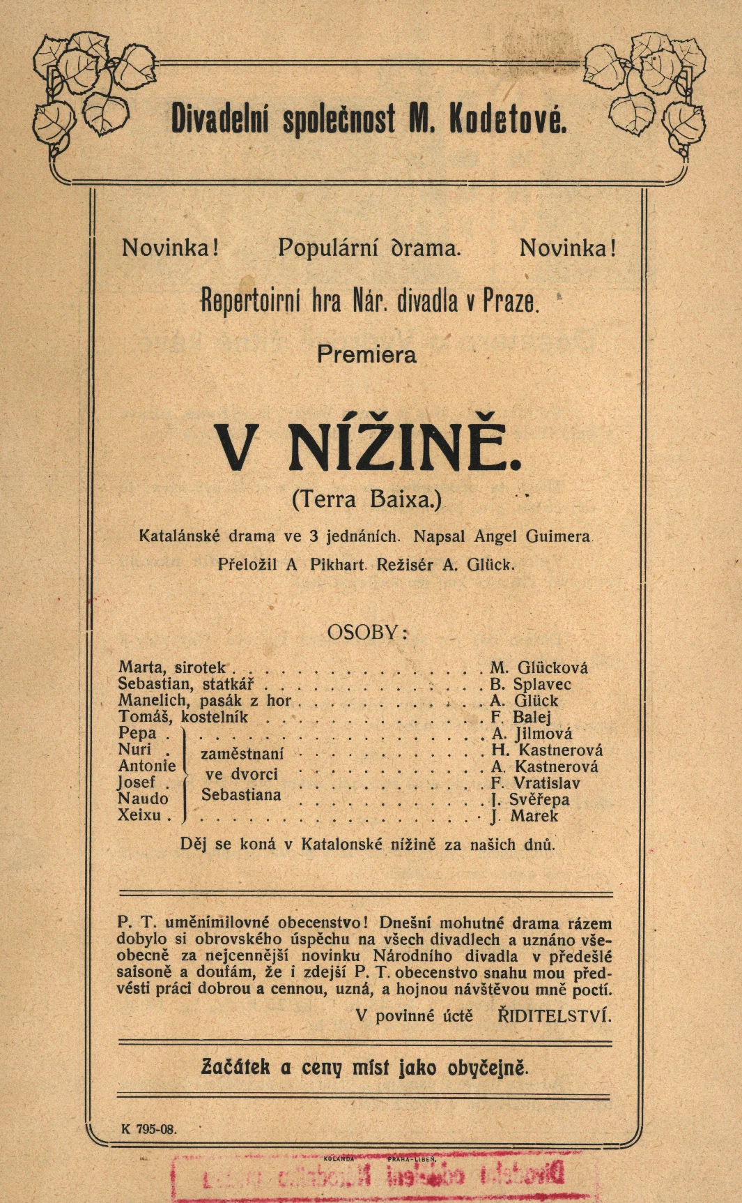 Náhledový obrázek předmětu V nížině