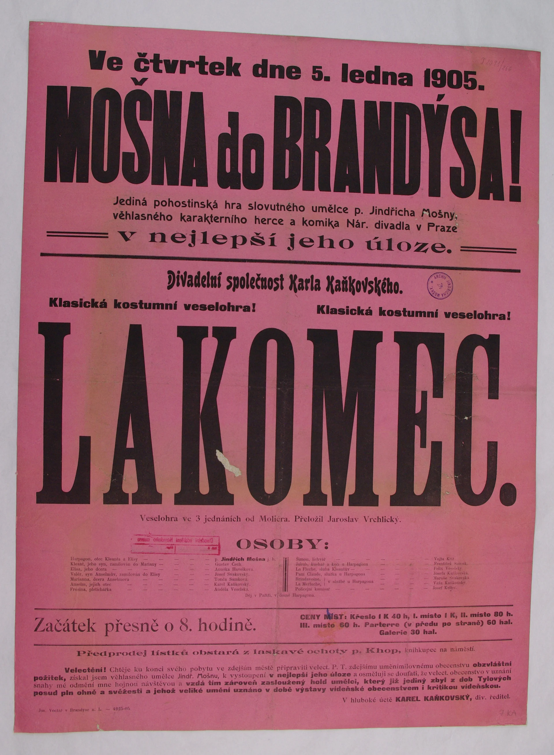 Náhledový obrázek předmětu Lakomec