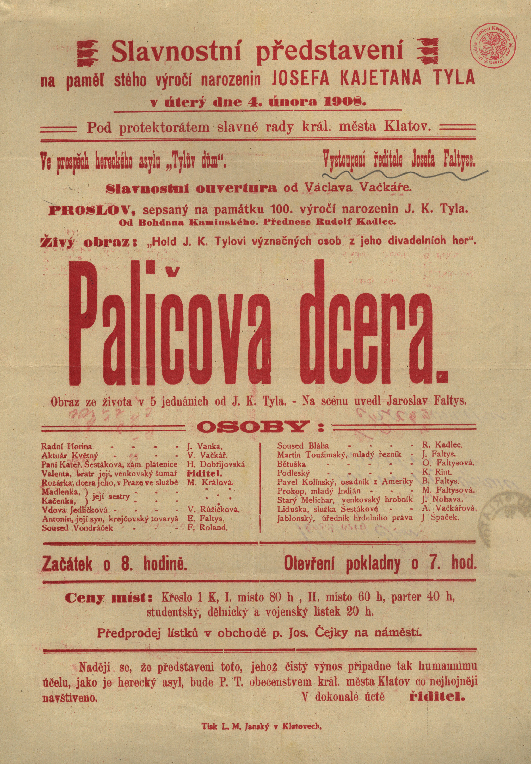 Náhledový obrázek Paličova dcera - 1