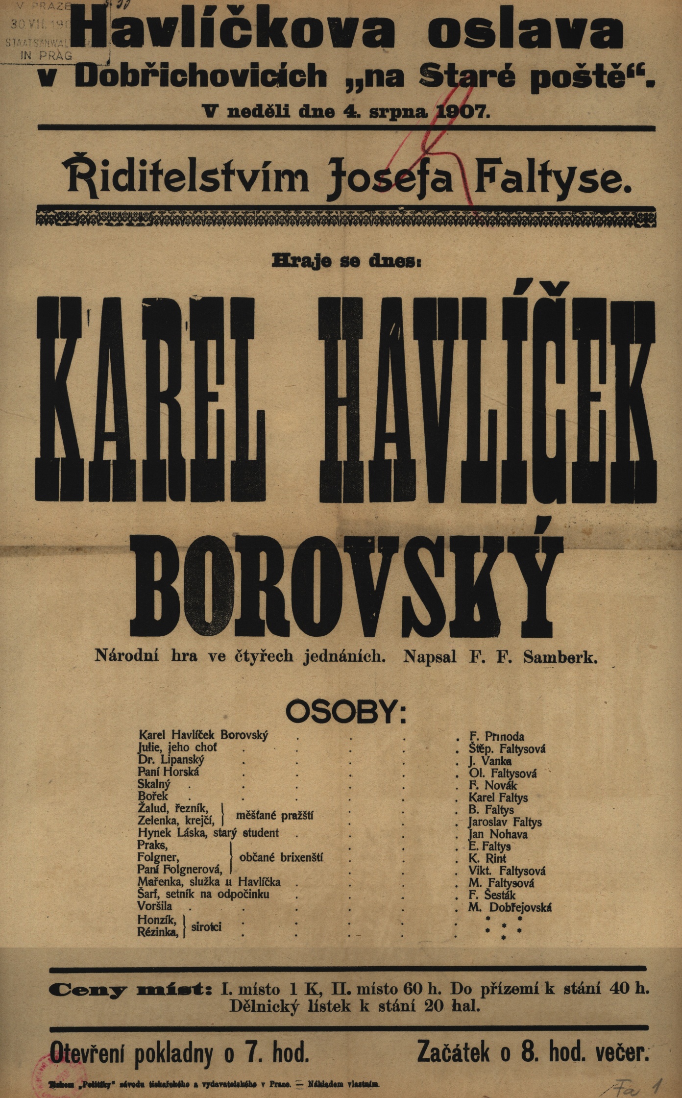 Náhledový obrázek Karel Havlíček Borovský - 1