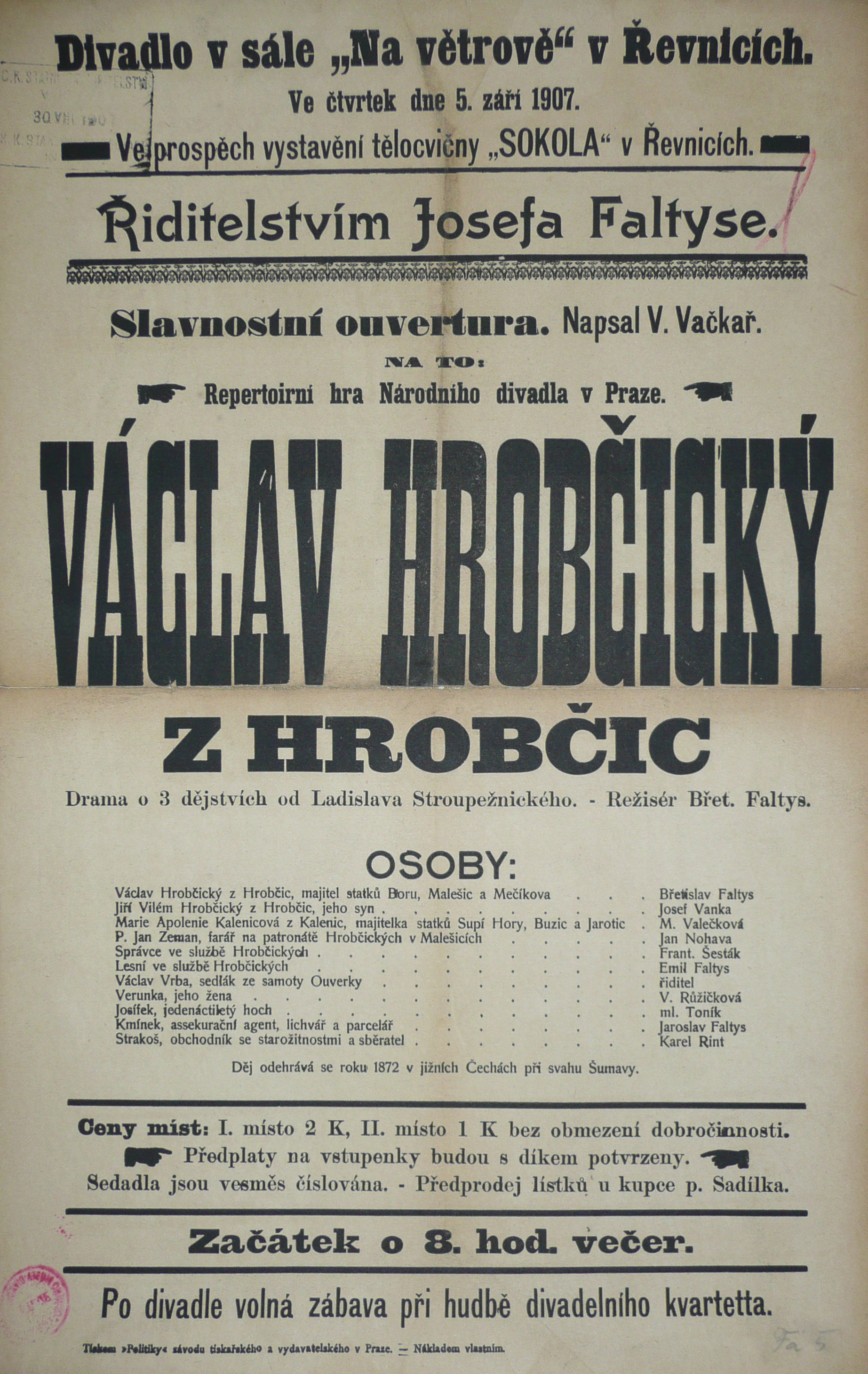 Náhledový obrázek Václav Hrobčický z Hrobčic - 1