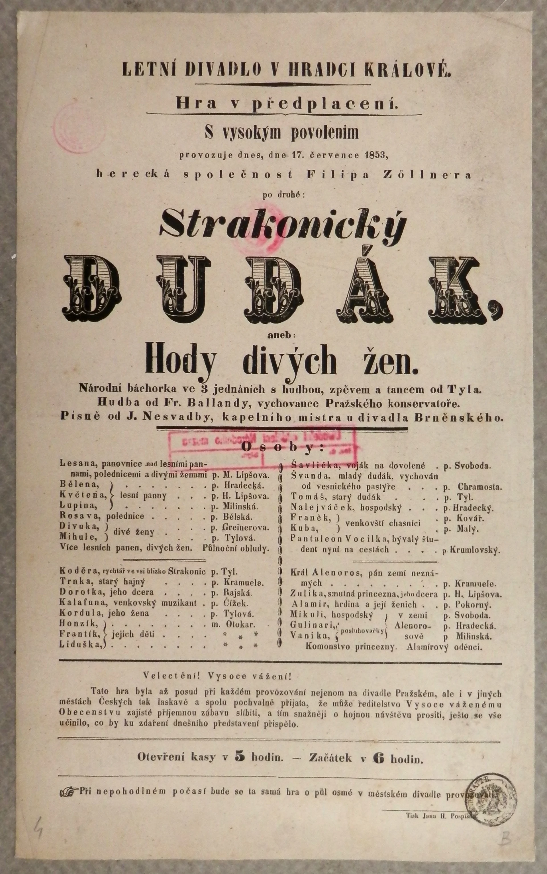 Náhledový obrázek předmětu Strakonický dudák aneb Hody divých žen