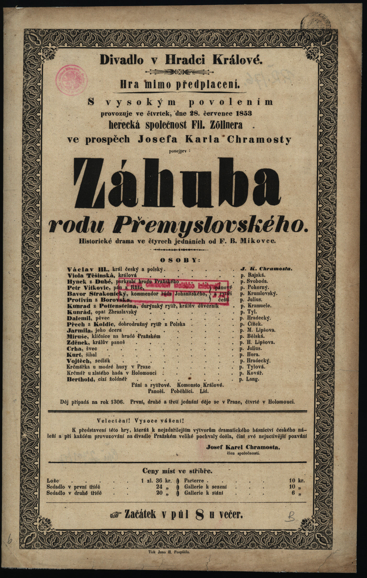 Náhledový obrázek Záhuba rodu Přemyslovského - 1
