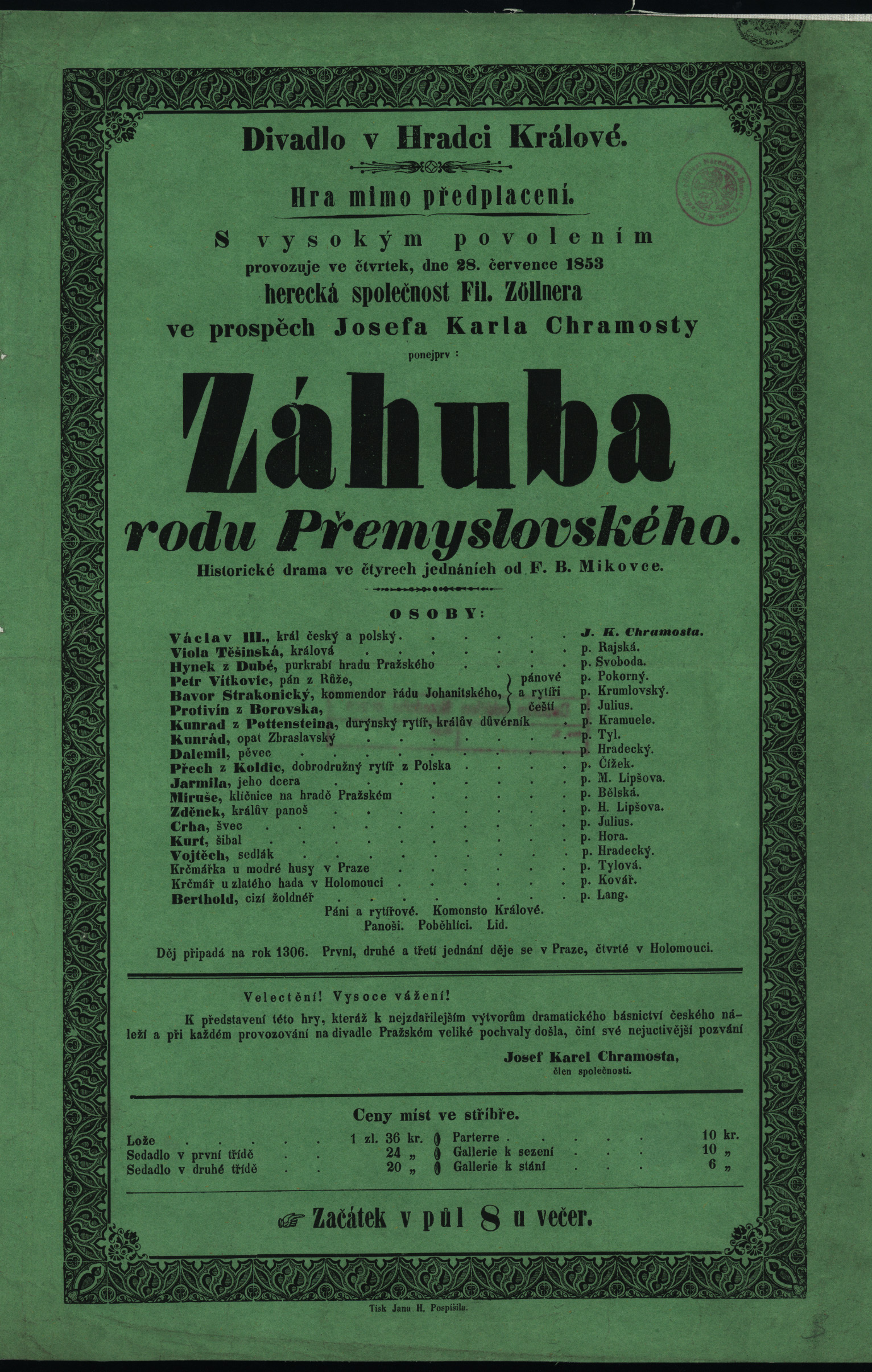 Náhledový obrázek Záhuba rodu Přemyslovského - 1
