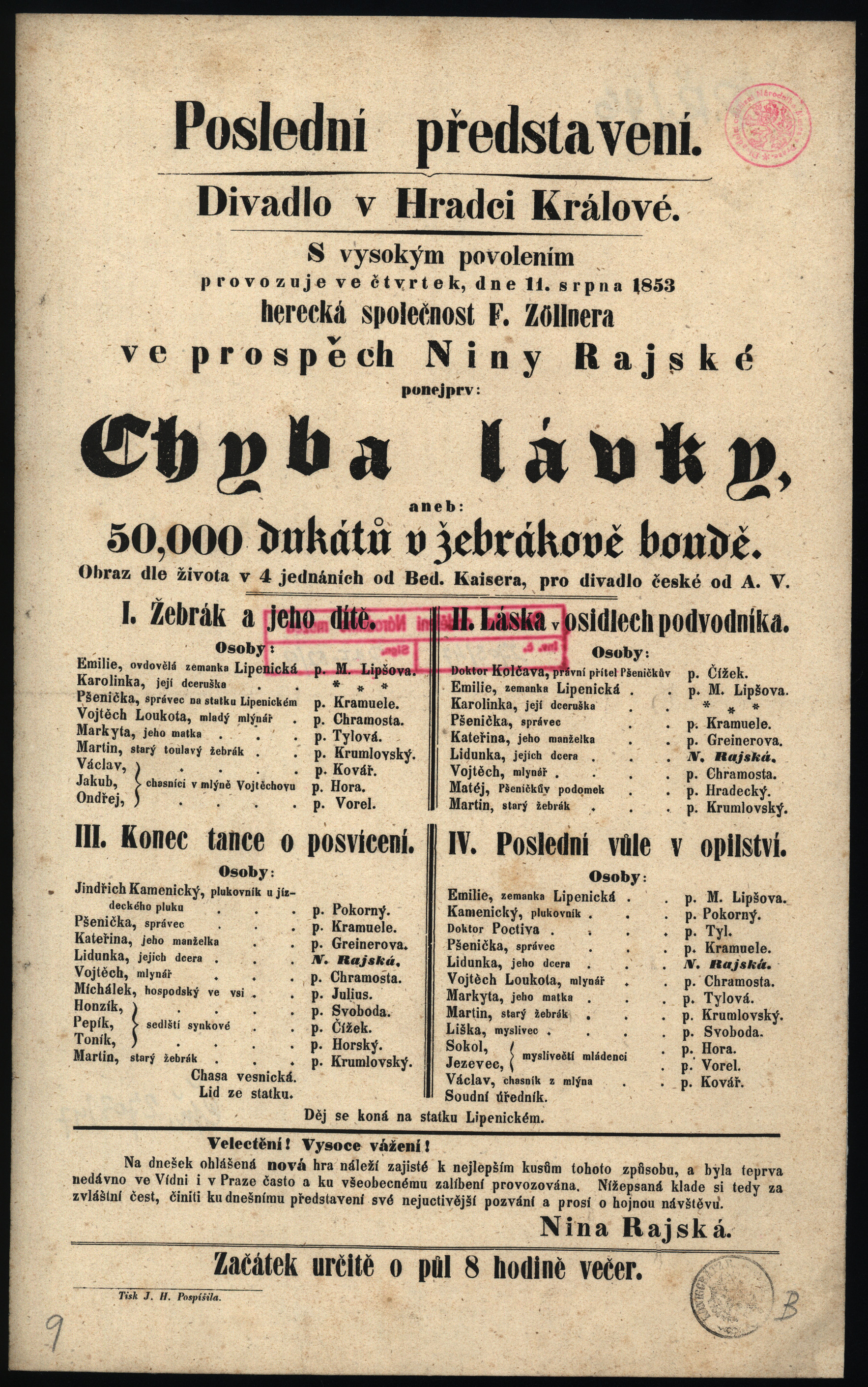 Náhledový obrázek Chyba lávky aneb 50.000 duklátů v žebrákově boudě - 1