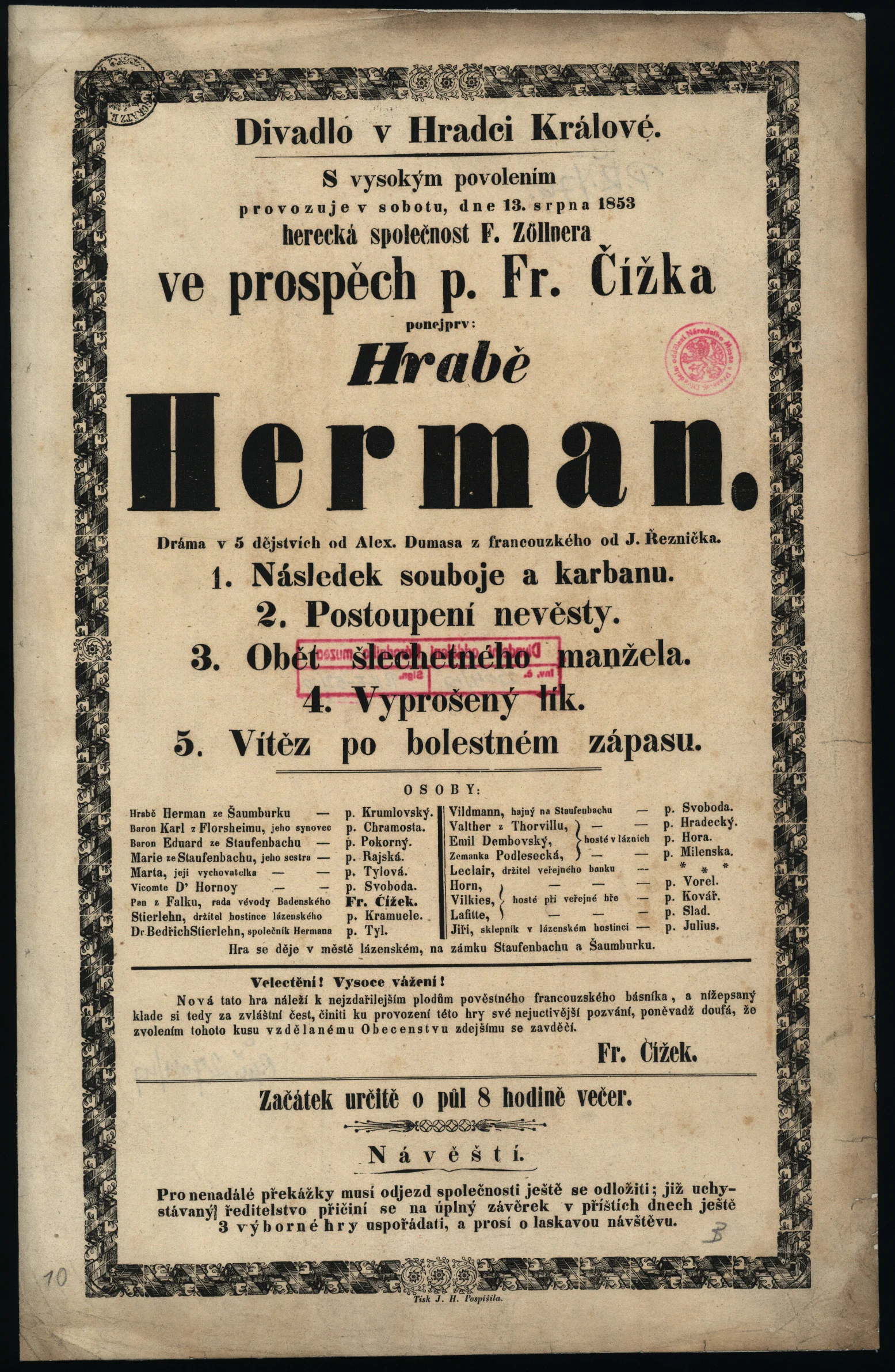 Náhledový obrázek předmětu Hrabě Herman