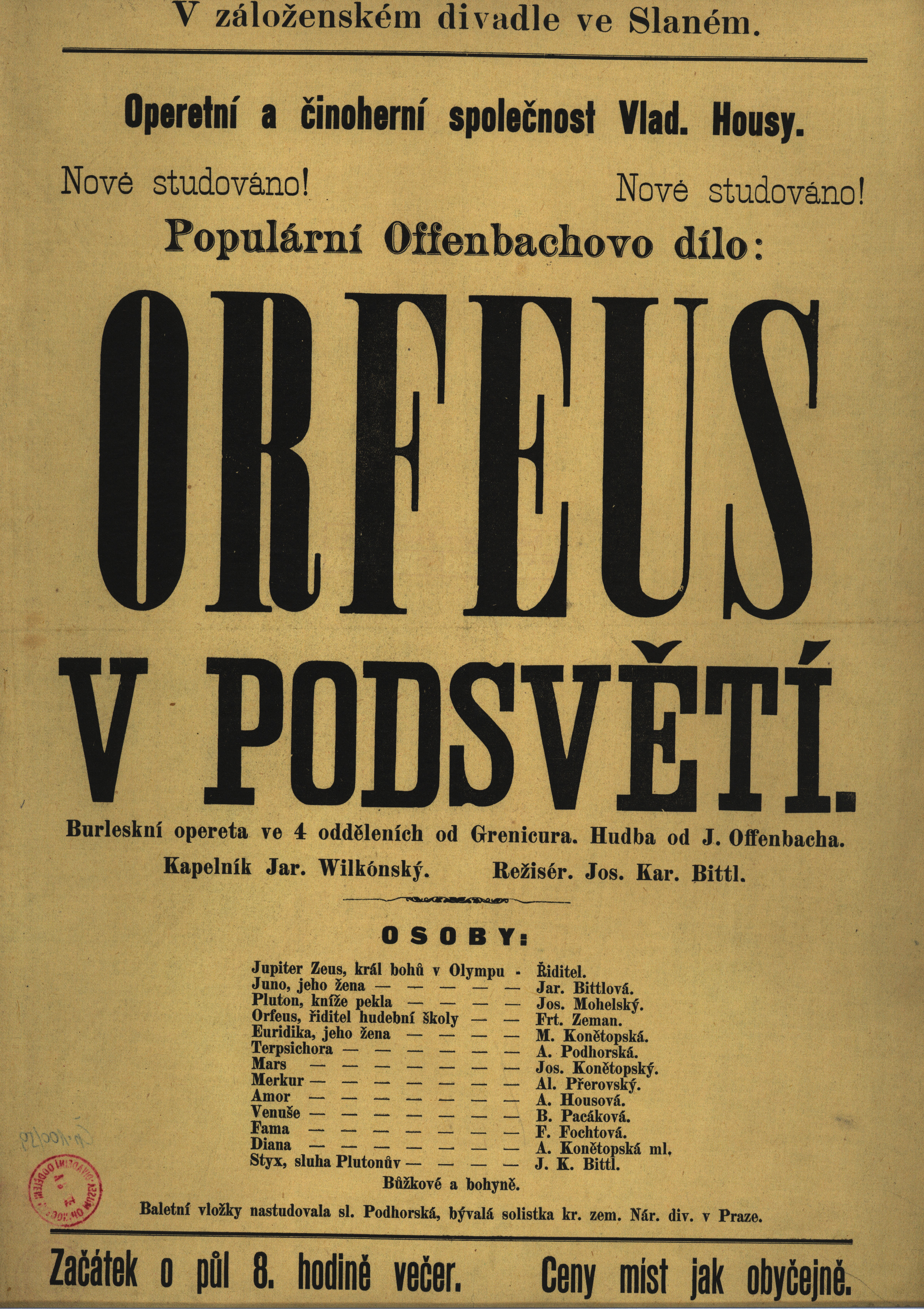 Náhledový obrázek Orfeus v podsvětí - 1
