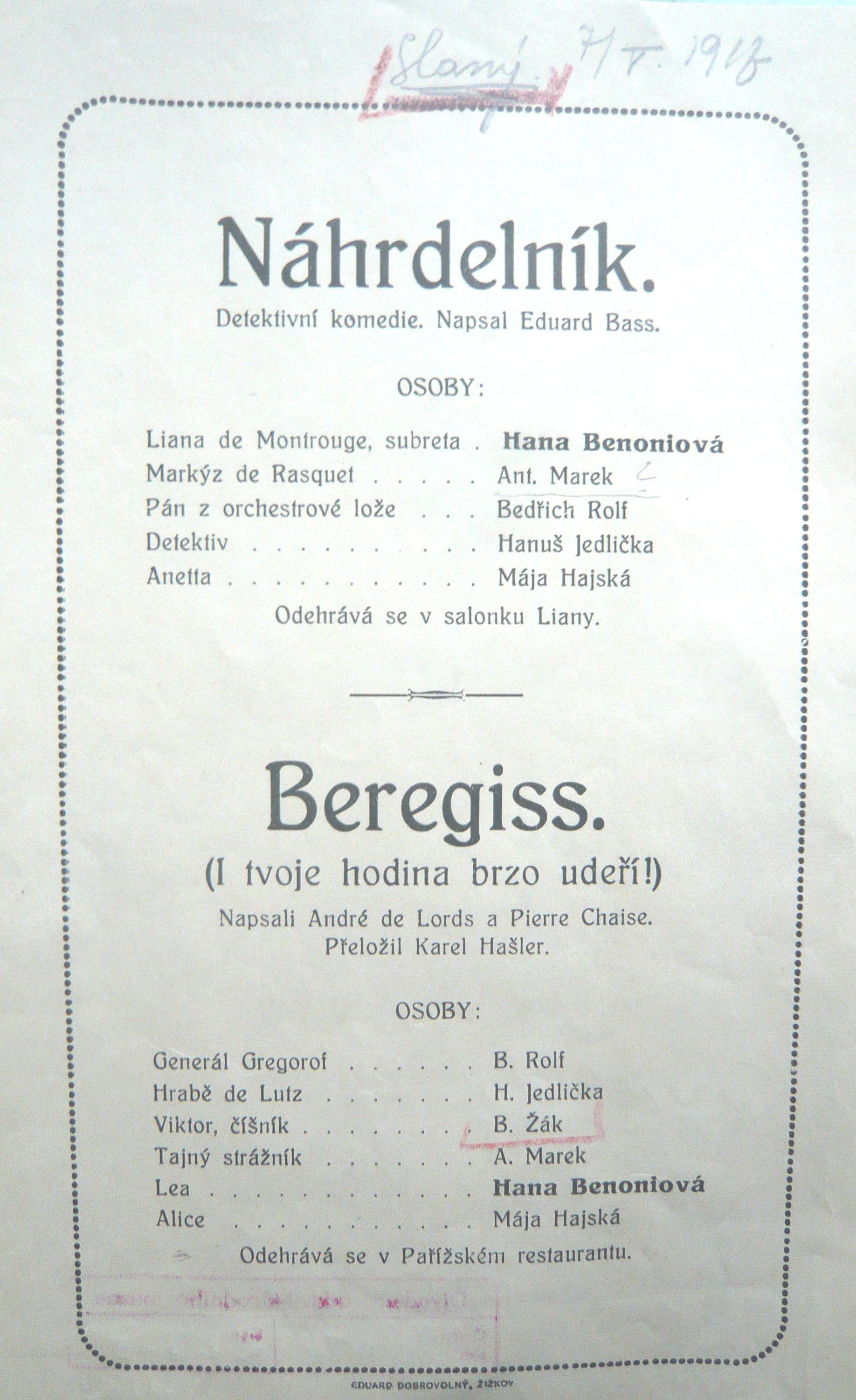 Náhledový obrázek Náhrdelník, Beregiss (I tvoje hodina brzo udeří) - 1