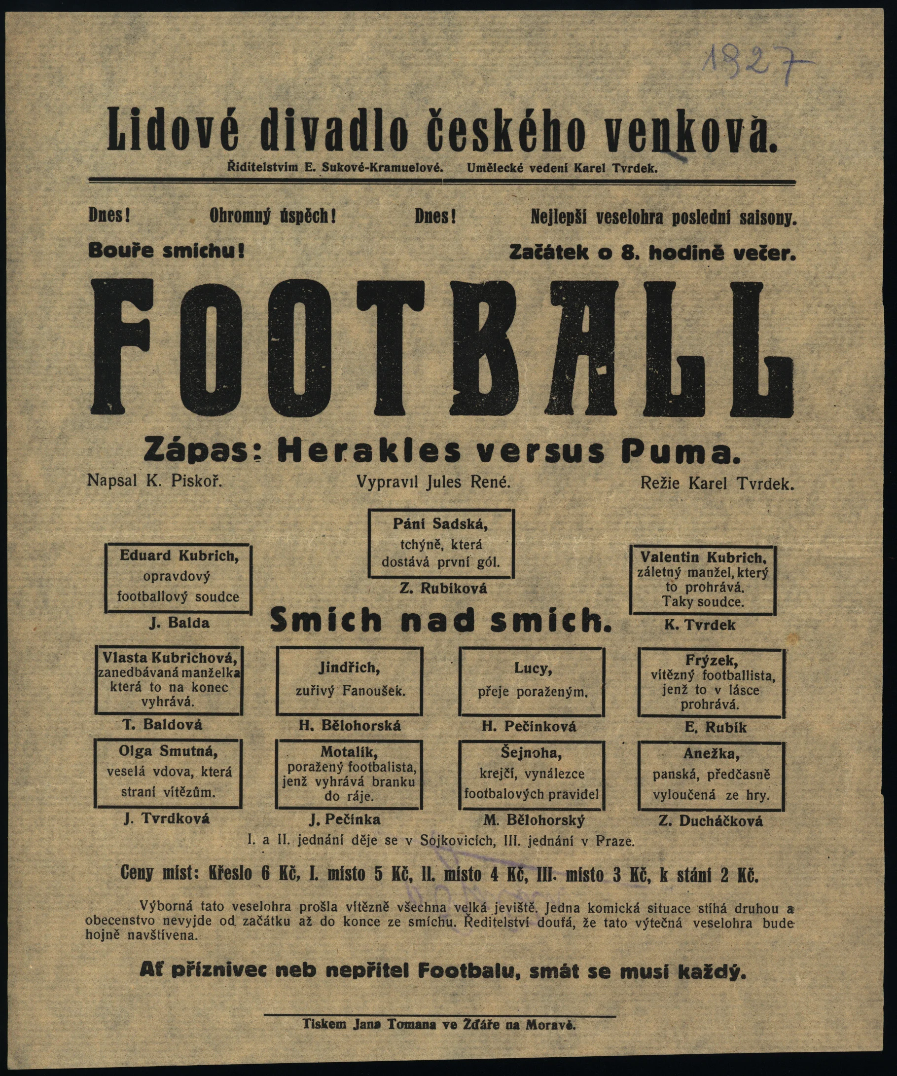 Náhledový obrázek předmětu Football. Zápas: Herakles versus Puma