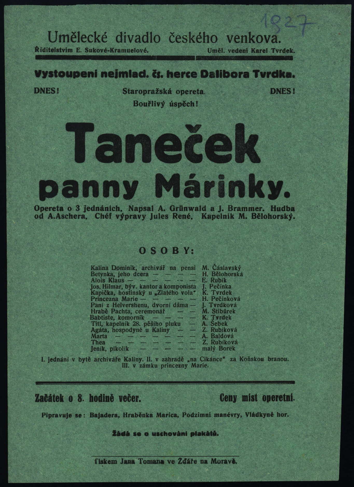 Náhledový obrázek předmětu Taneček panny Márinky